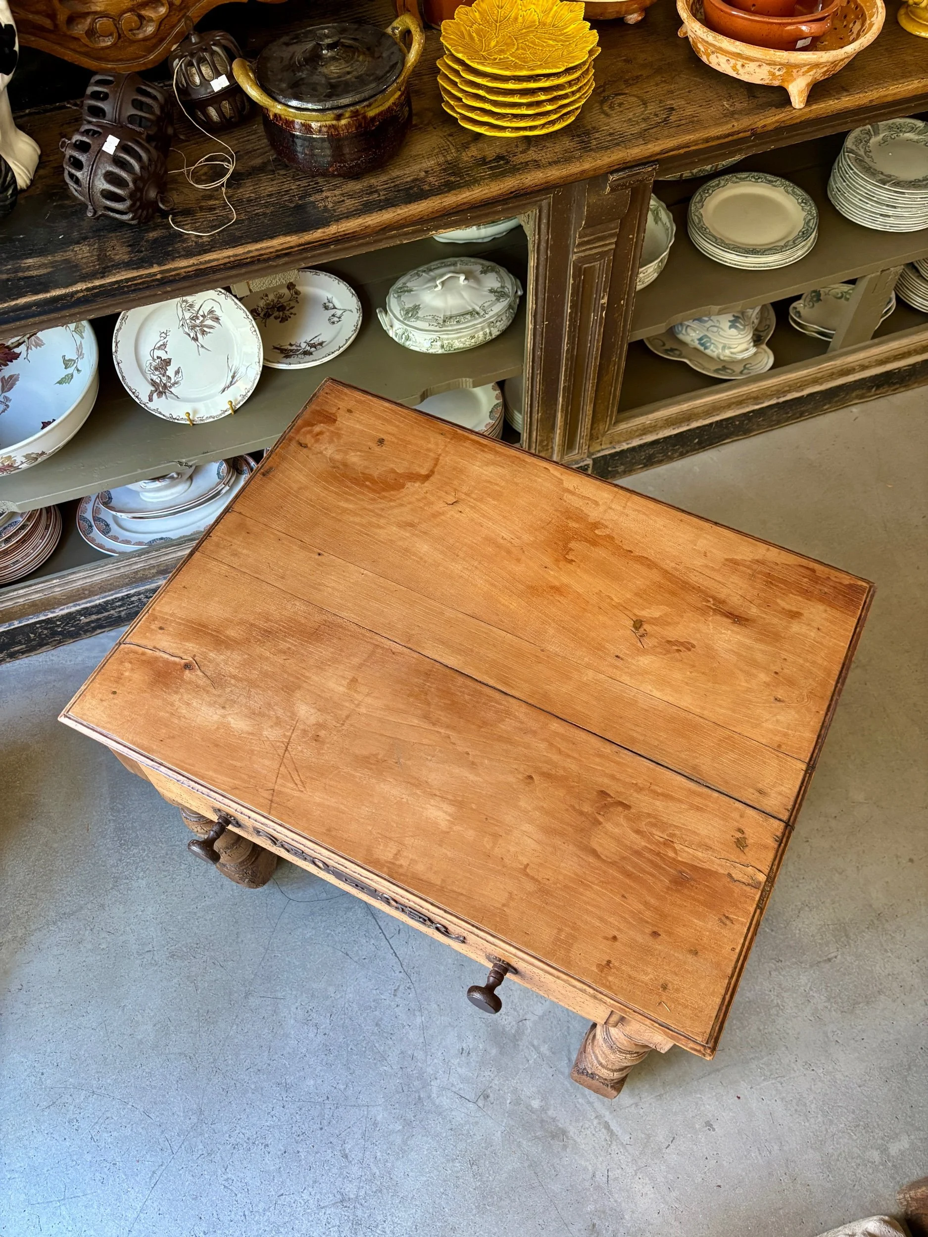 bureau-table-tiroir-bois-meuble-vintage-axs-design-paris-france