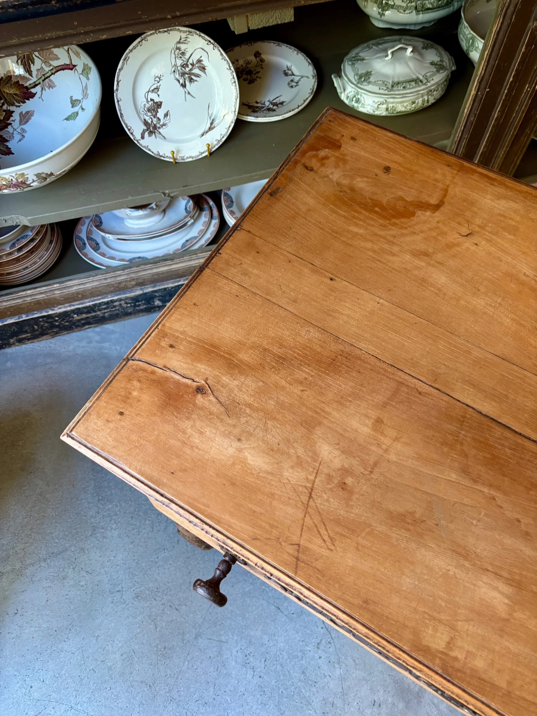 bureau-table-tiroir-bois-meuble-vintage-axs-design-paris-france