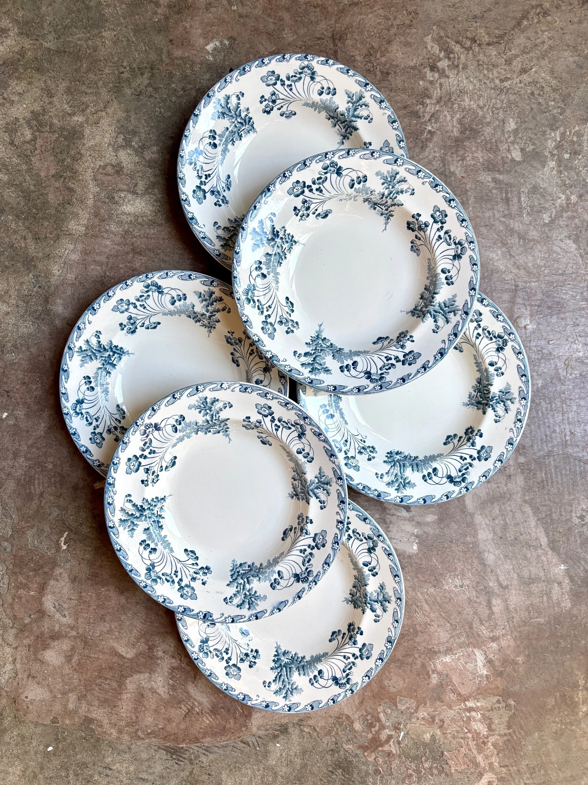 assiettes-creuses-longwy-chartres-terre-fer-bleu-vaisselle-vintage-axs-design-paris-france
