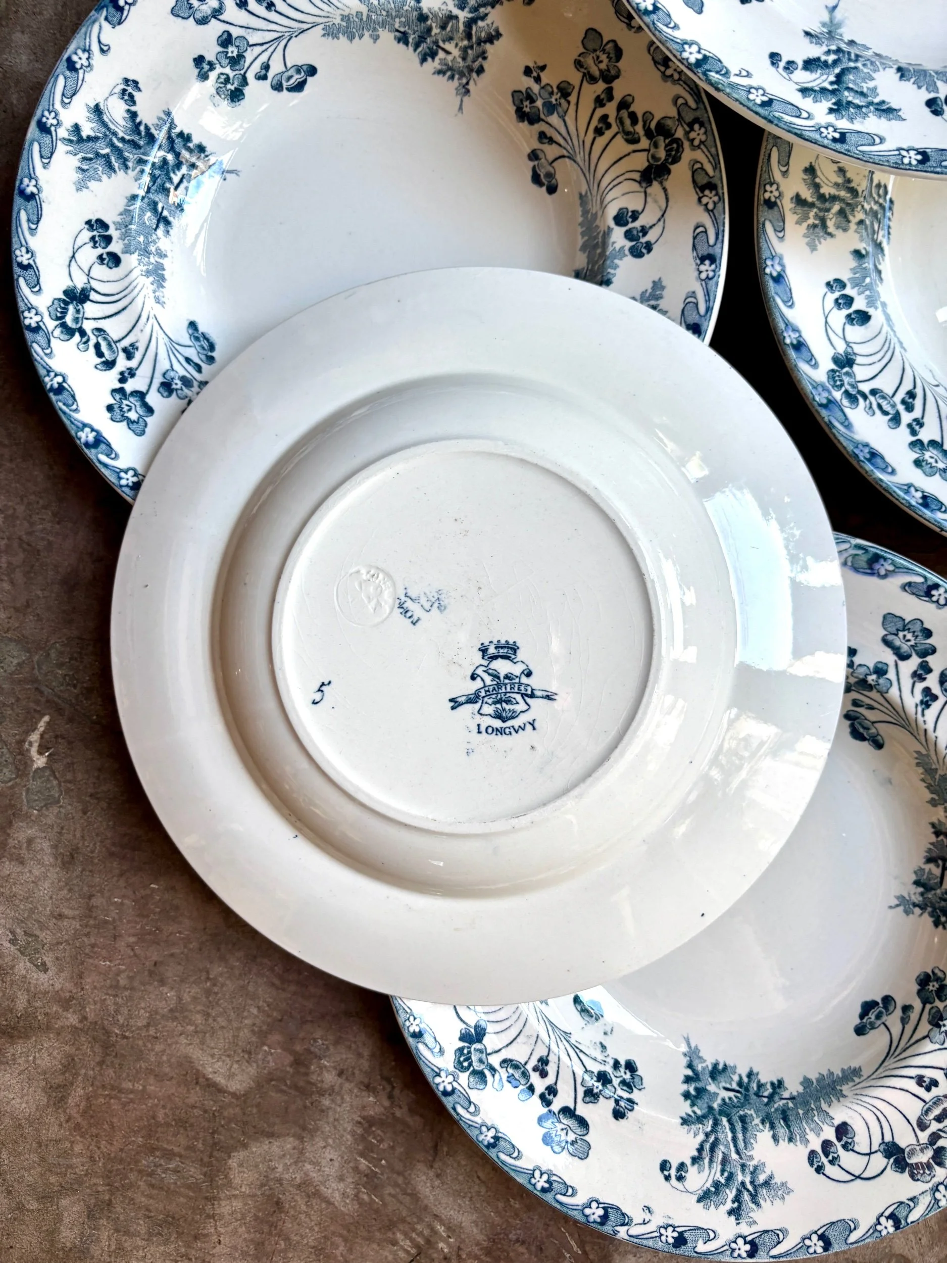 assiettes-creuses-longwy-chartres-terre-fer-bleu-vaisselle-vintage-axs-design-paris-france