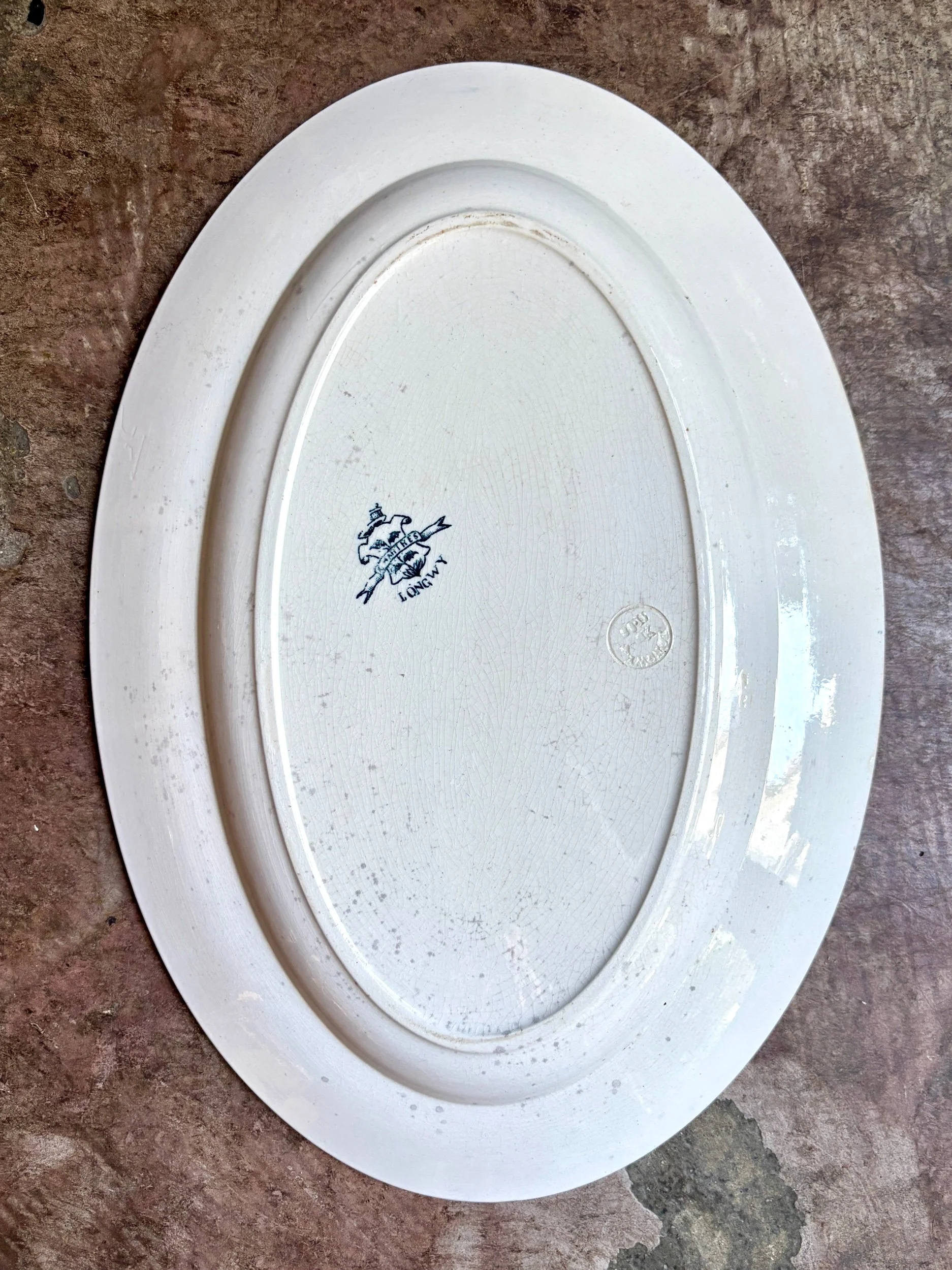 plat-ovale-longwy-chartres-terre-fer-bleu-vaisselle-vintage-axs-design-paris-france