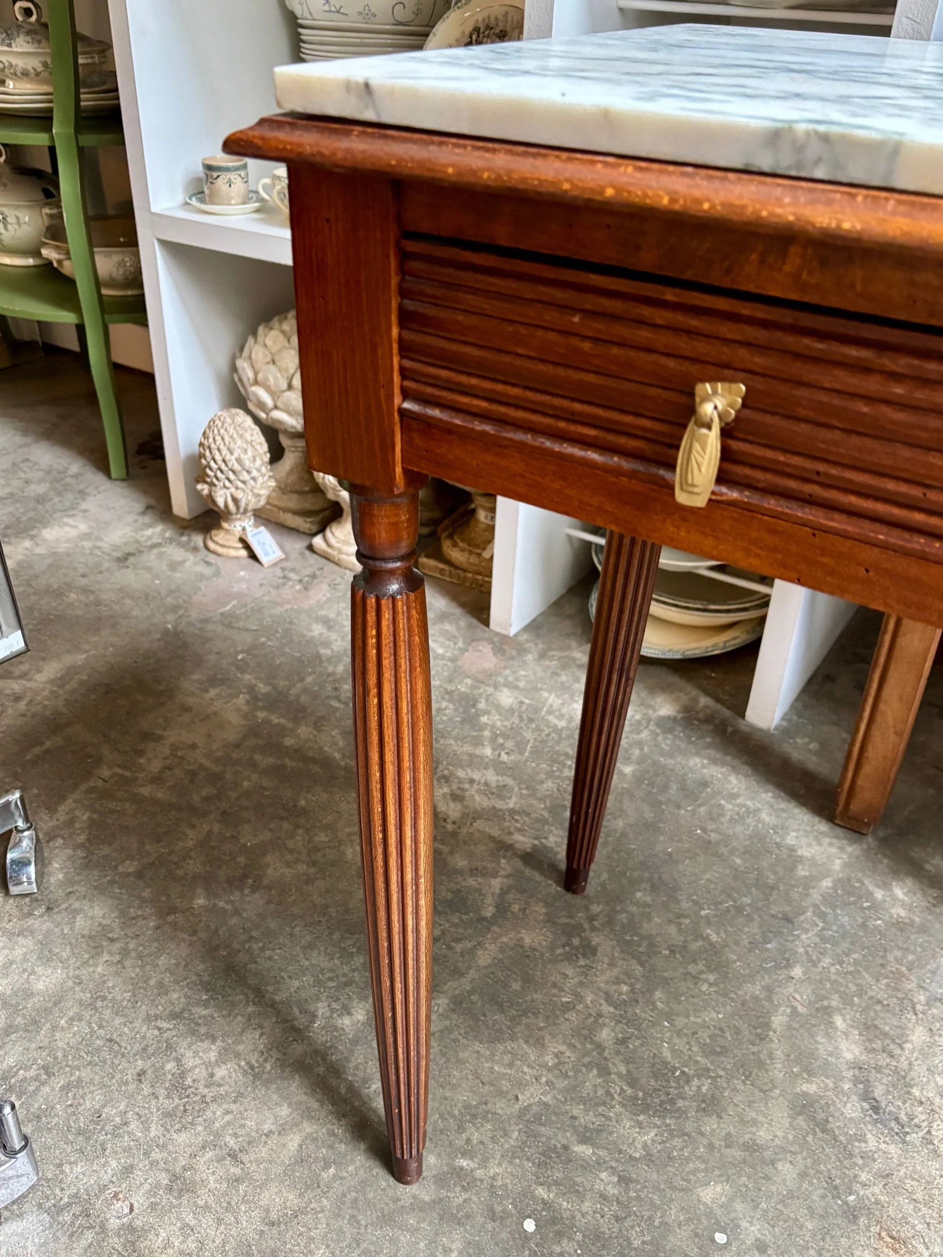bureau-console-table-appoint-coiffeuse-art-deco-bois-fonce-marbre-gris-mobilier-vintage-axs-design-paris-france