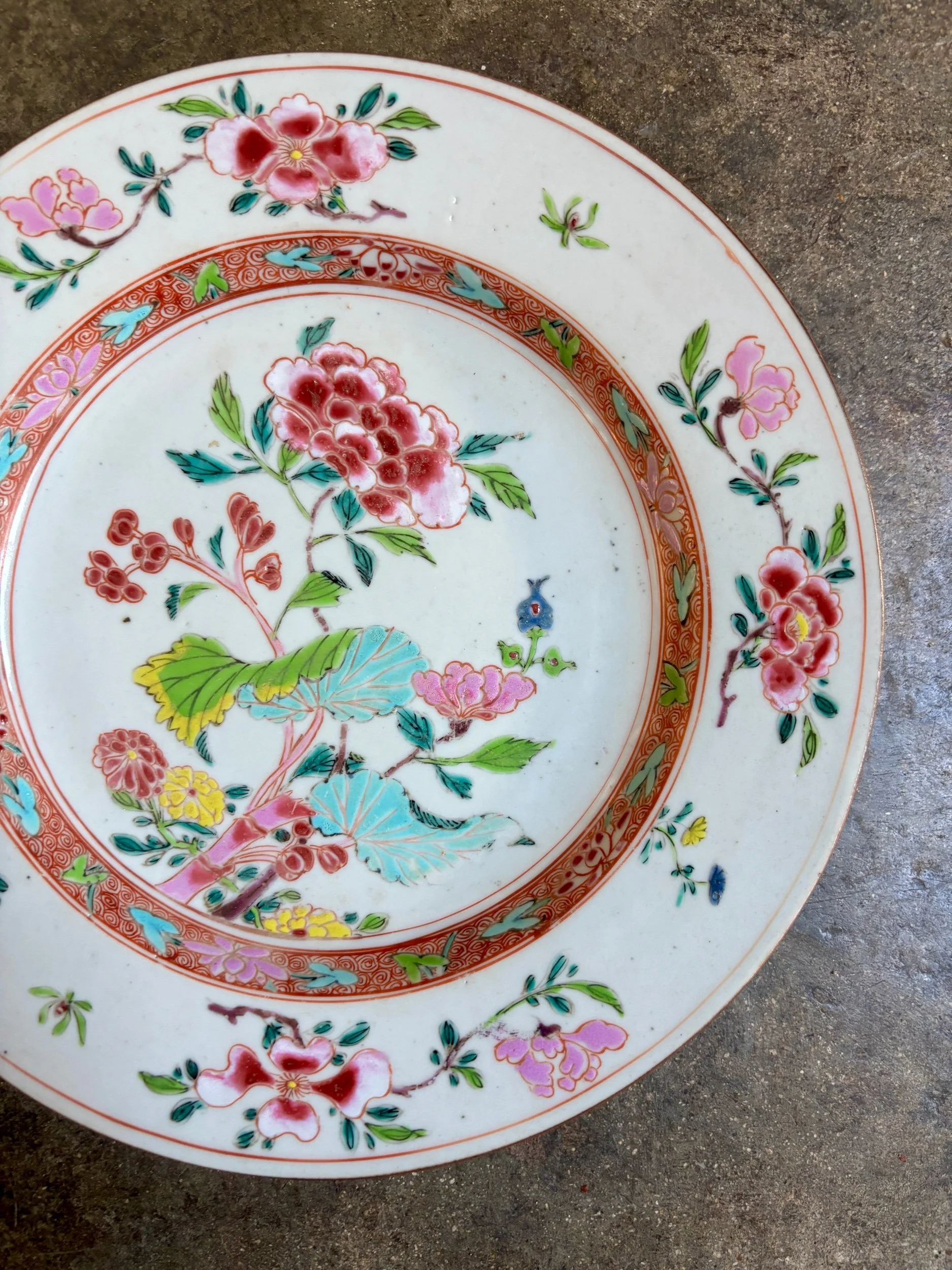 Assiette creuse Compagnie des Indes n°8
