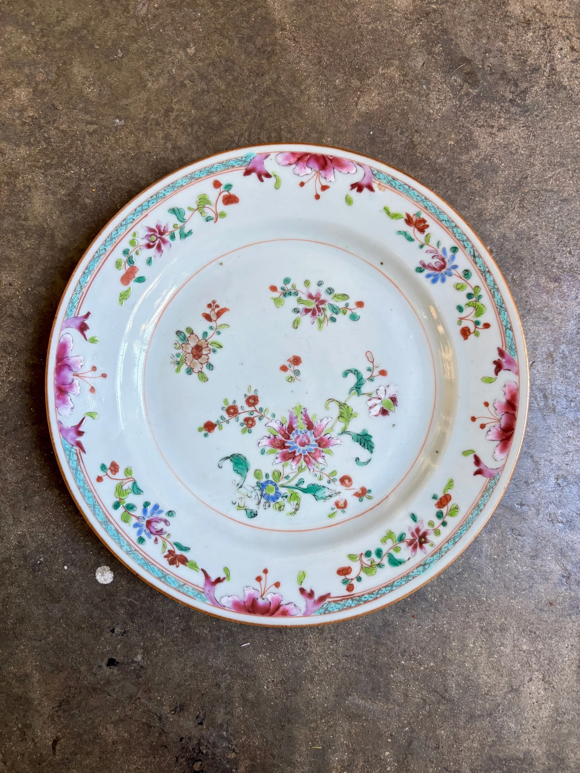 assiette-creuse-compagnie-indes-11-porcelaine-fleurs-vaisselle-vintage-axs-design-paris-france