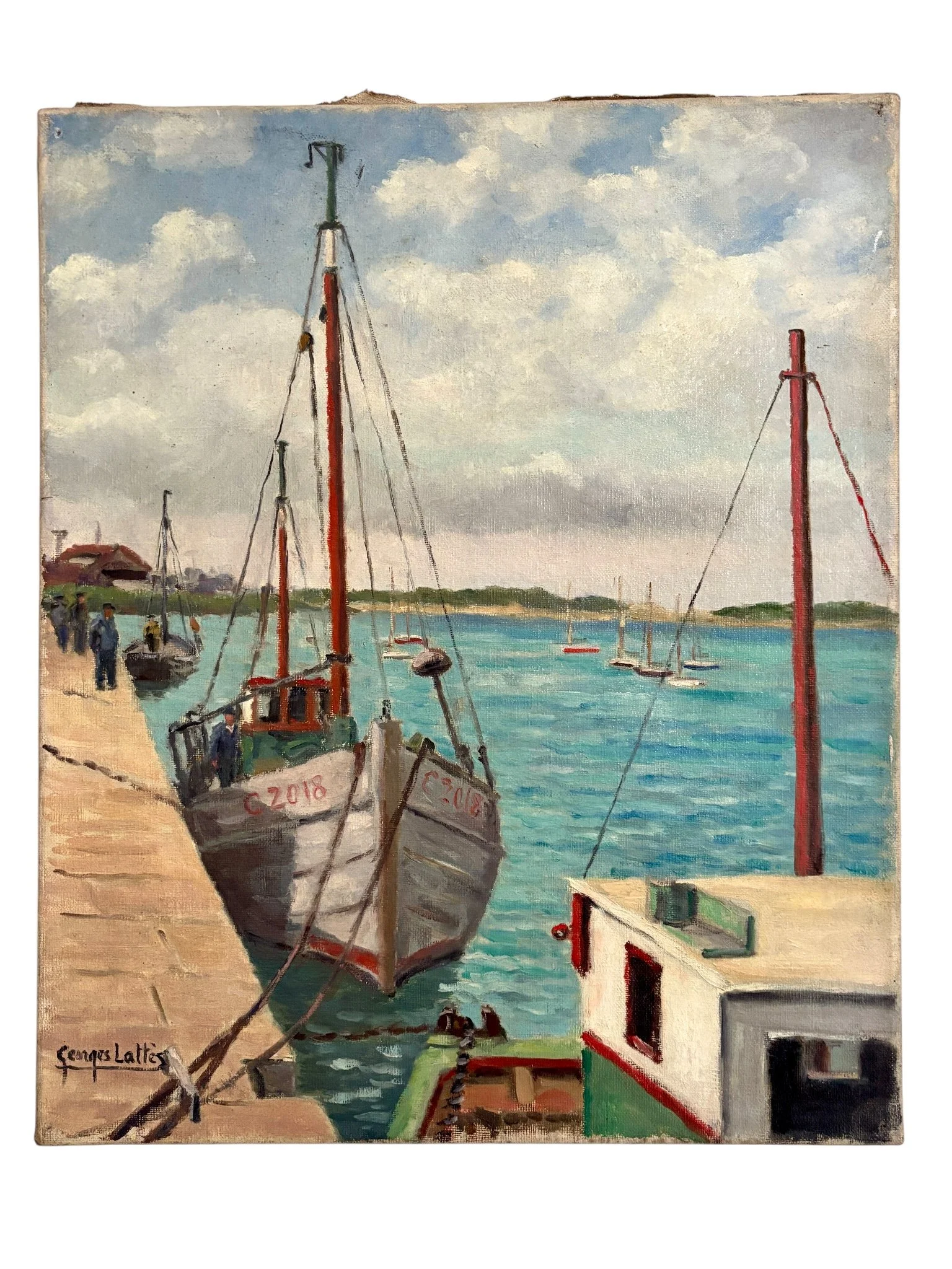 peinture-huile-toile-58-georges-lattes-art-moderne-axs-design-paris-france