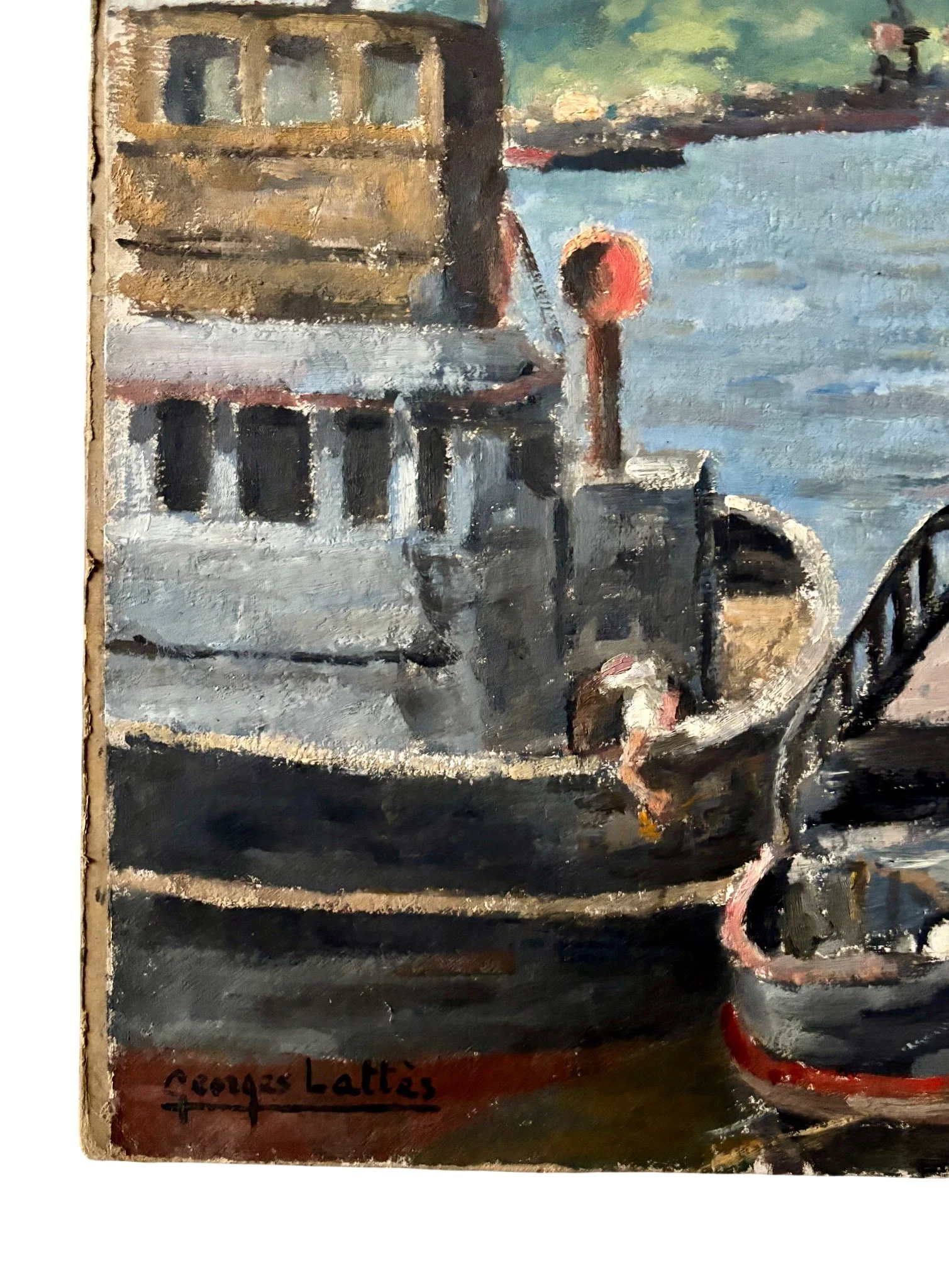 peinture-huile-papier-128-georges-lattes-art-moderne-axs-design-paris-france