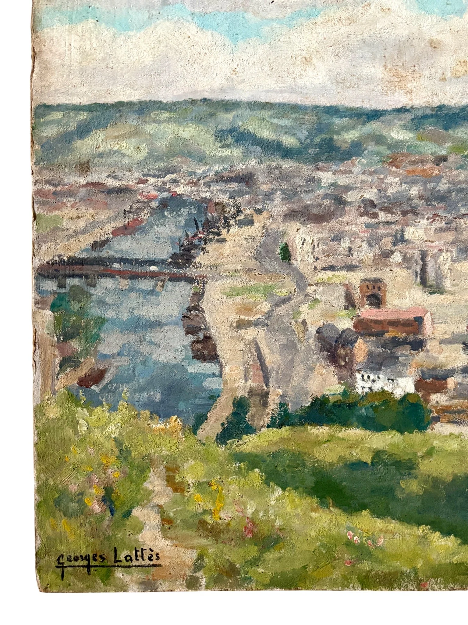 peinture-huile-carton-119-georges-lattes-art-moderne-axs-design-paris-france