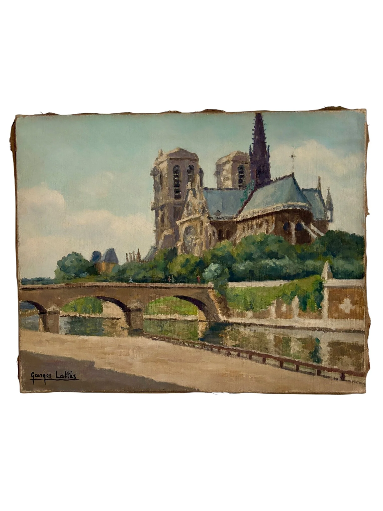 n°10,1  Notre Dame de Paris (eglise-batiment-arbre-fleuve-seine).jpg