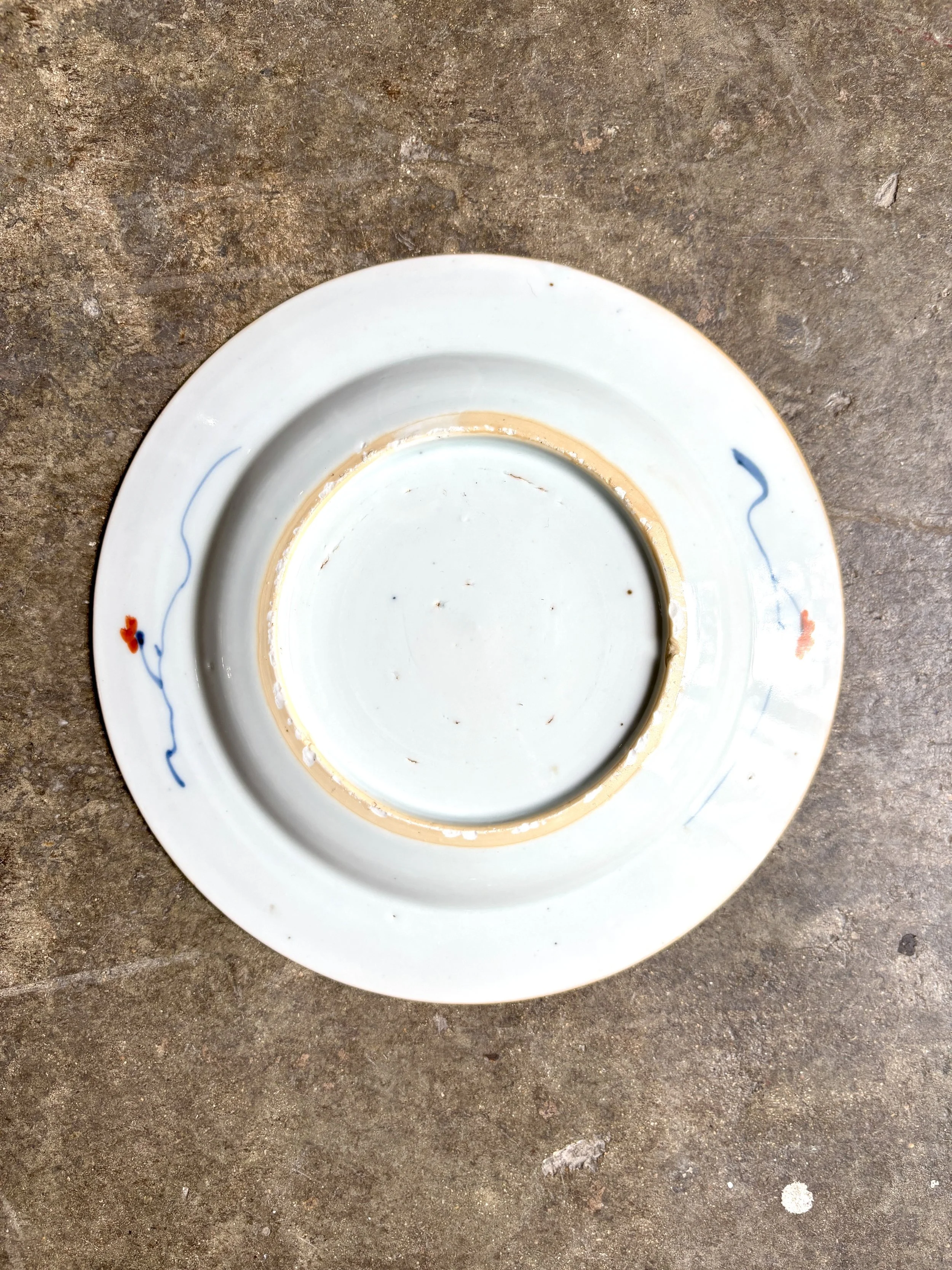 assiette-plate-1-compagnie-des-indes-decor-imari-porcelaine-bleu-rose-dore-vaisselle-vintage-antique-axs-design-paris-france