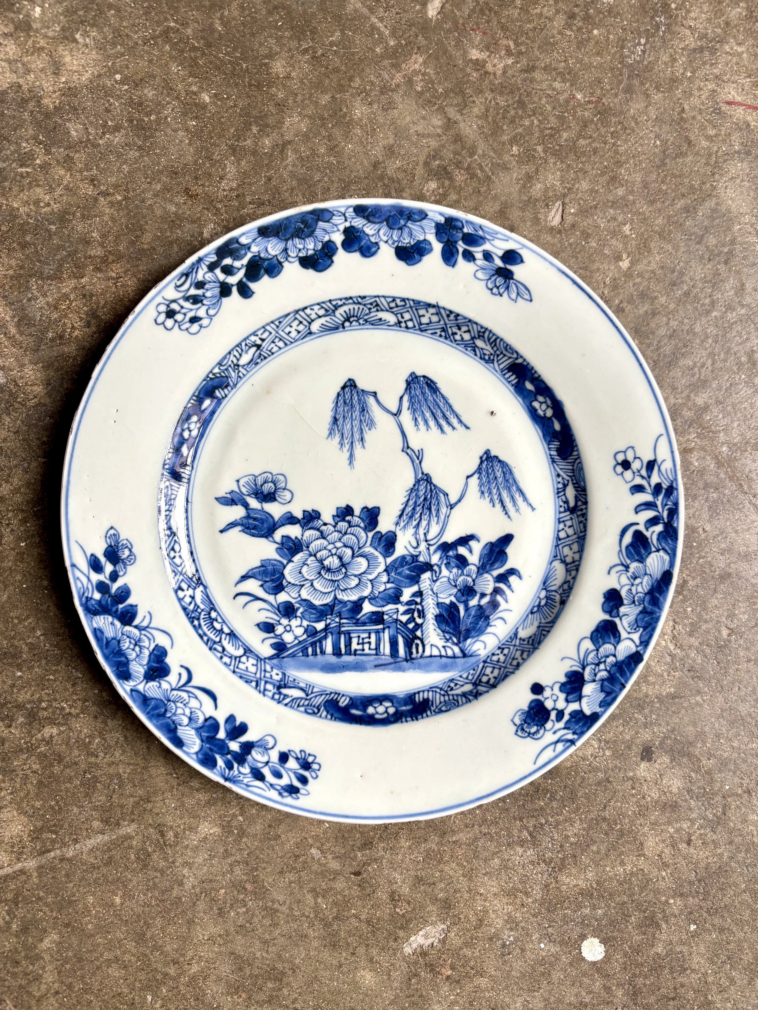 assiette-plate-2-compagnie-des-indes-porcelaine-bleu-vaisselle-vintage-antique-axs-design-paris-france