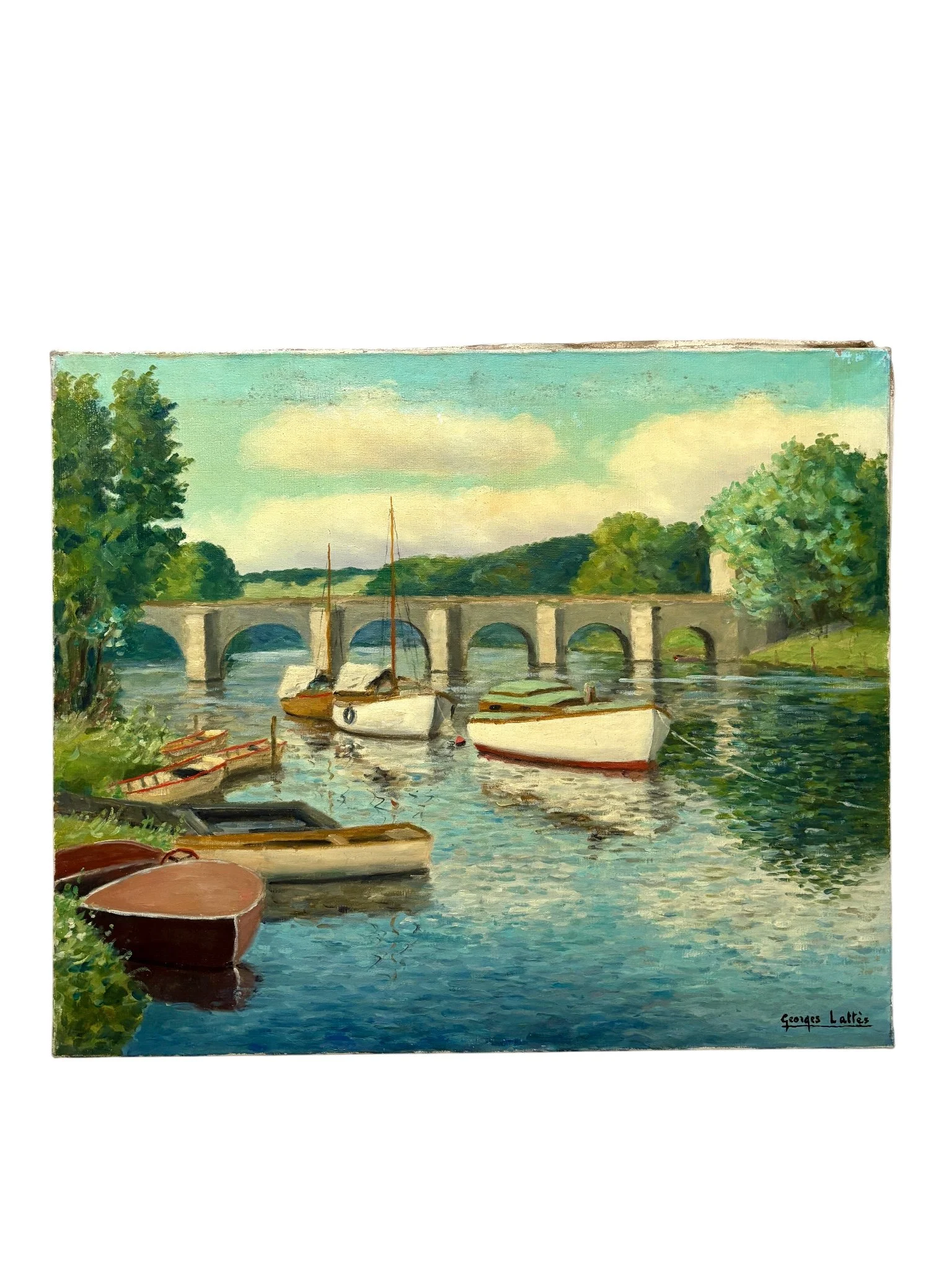peinture-huile-toile-67-georges-lattes-art-moderne-axs-design-paris-france