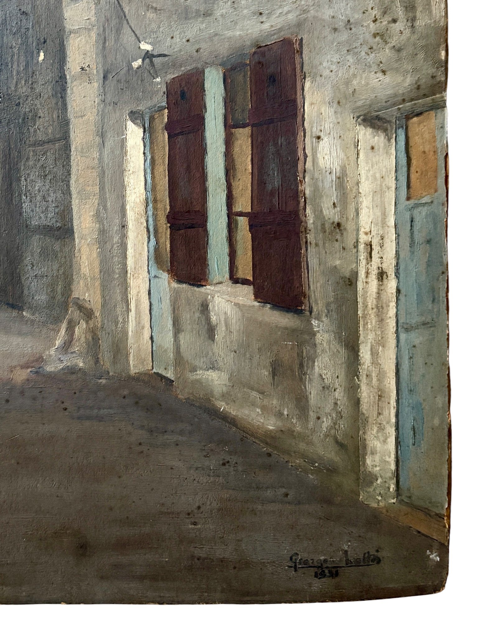 peinture-huile-carton-129-georges-lattes-art-moderne-axs-design-paris-france
