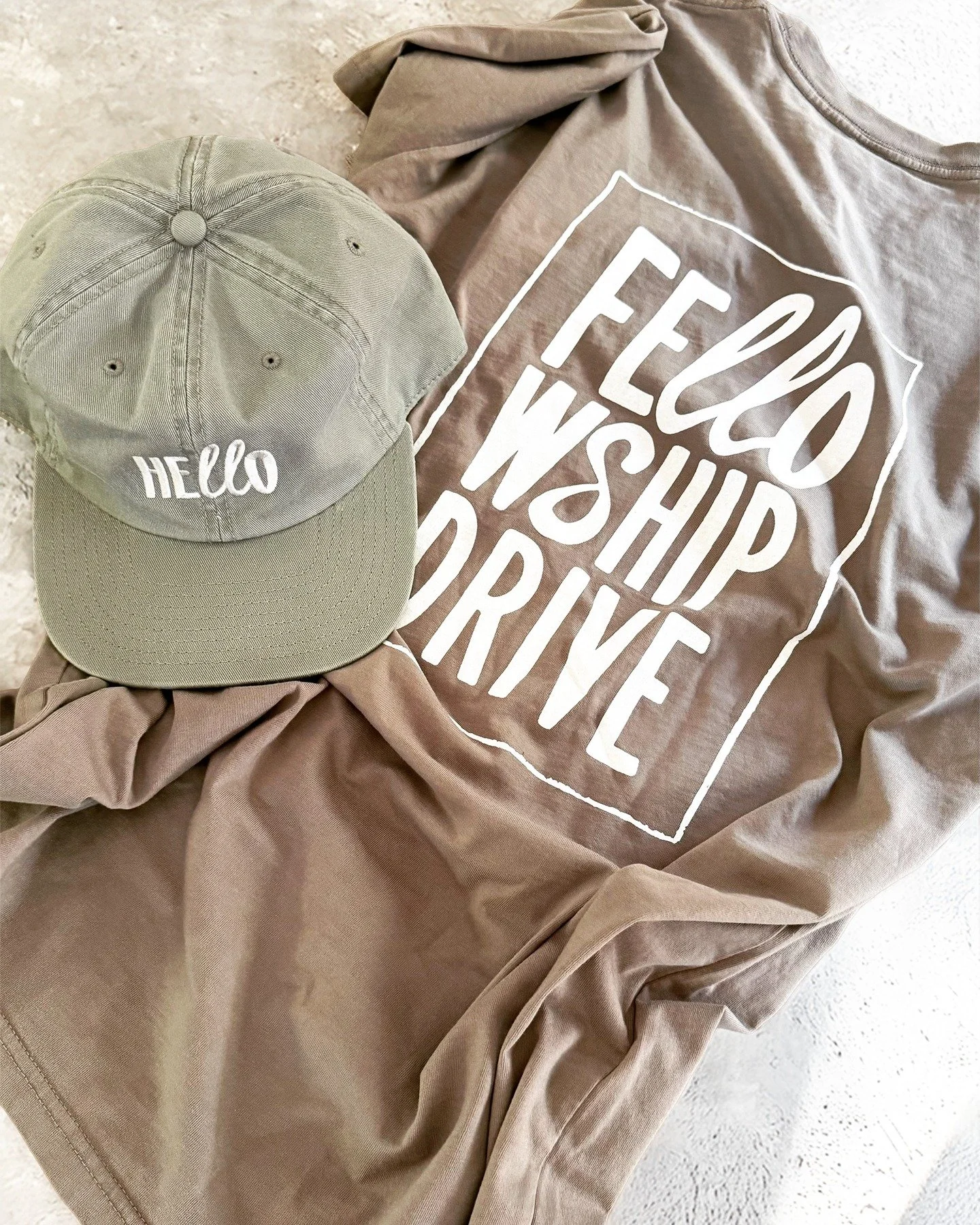 Full-circle moment 🤍 From brand design and website design in 2024 to rocking the new @fellowshipdrivecafe merch today. Love seeing this little cafe expand with so much heart. Grab a tee, sip a brew, support local. ☕️
.
.
.
.
.
.
#FellowshipDrive #Fe