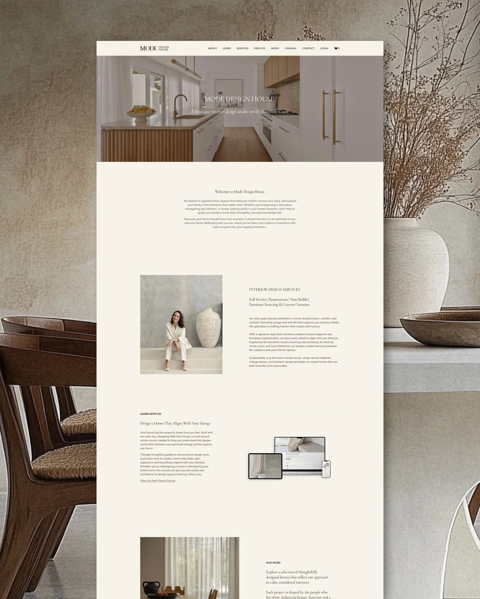 The refreshed @modedesignhouse  website is live!

It&rsquo;s been such a joy working with Nicole to refine and elevate her online presence &mdash; bringing subtle design enhancements and thoughtful updates that align beautifully with Mode&rsquo;s con