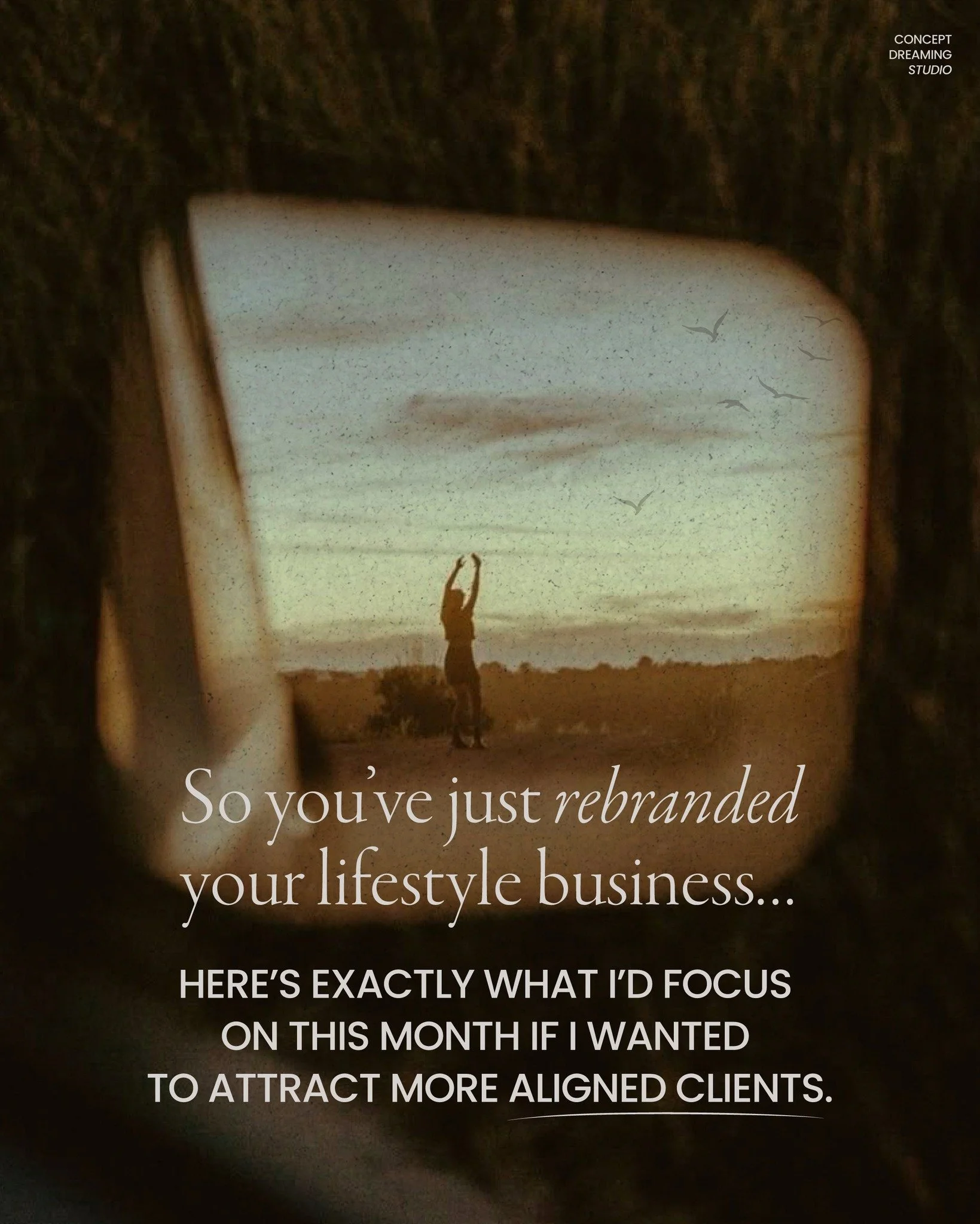 So many women think rebranding is the finish line.

Truthfully? It&rsquo;s the starting point.

Once your visuals are aligned, the next step is making sure your dream clients actually feel connected, understood and ready to enquire.

Branding attract