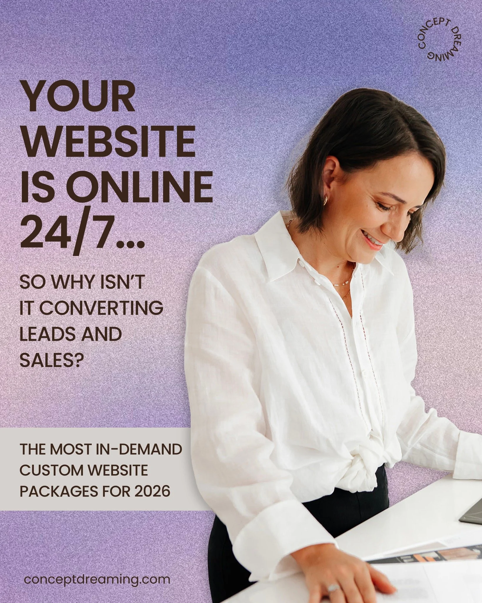 You've seen the brands. You've watched the process.  And if you've been quietly thinking, "Ugh, I need this energy in my business..." then this post is for you.

Your website is your hardest working (and often underappreciated) employee. Le