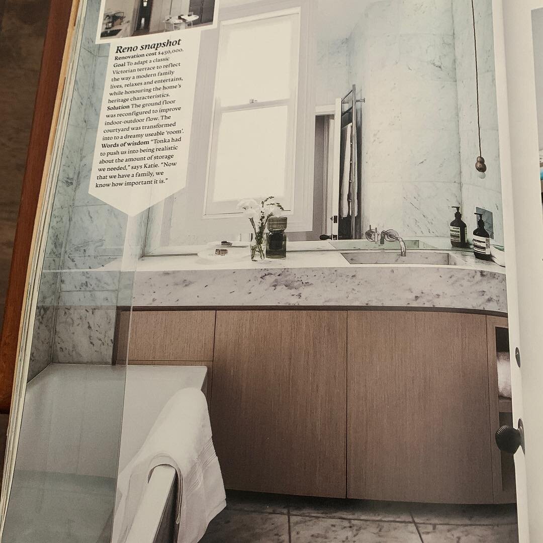 Throw back to our bathroom renovation which featured in the @houseandgarden magazine. 
#tbt #darlinghurst #bathroomdesign #builders #carraramarble #renovation #bathroomrenovation