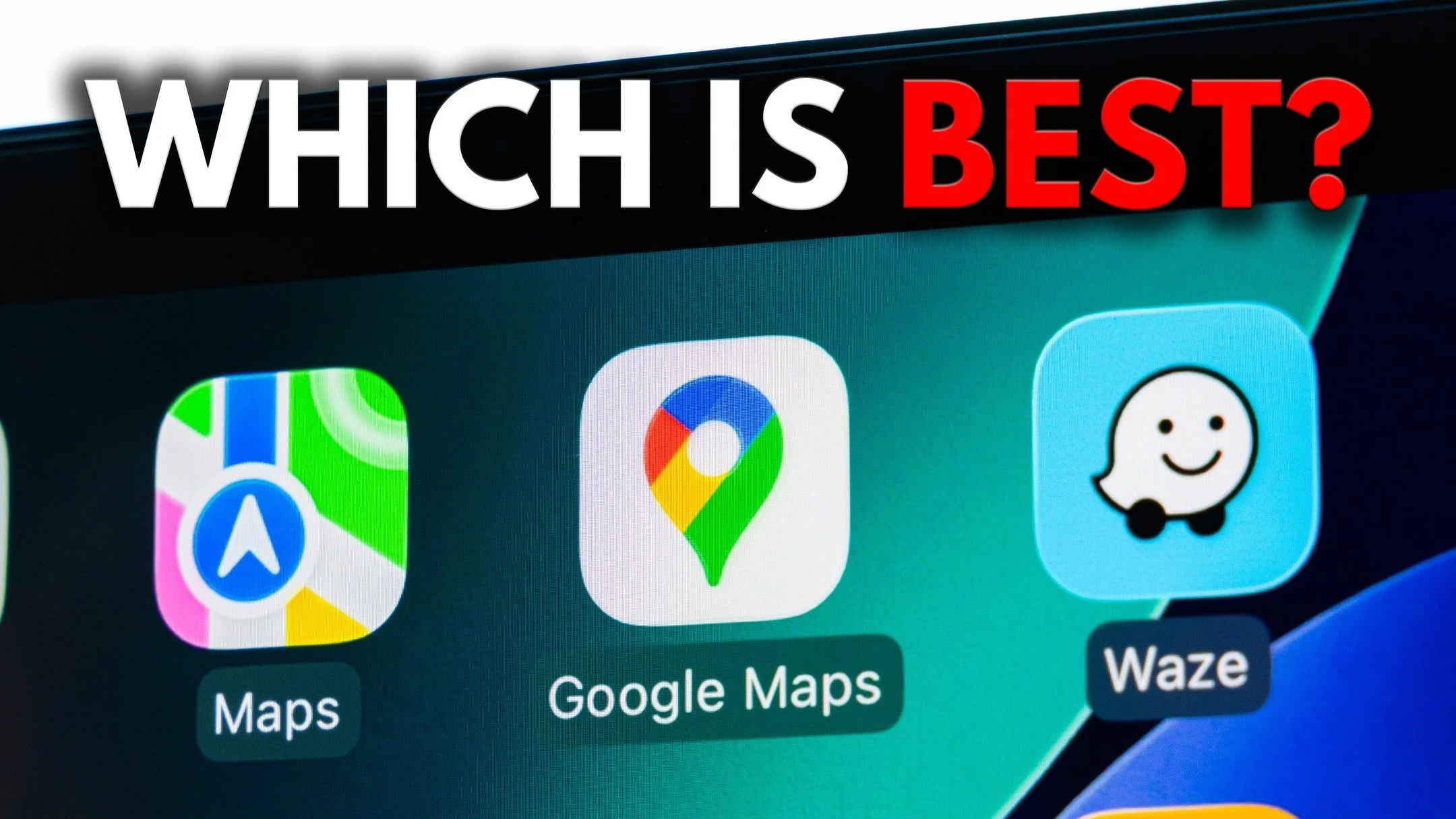 What's your favourite? Apple Maps, Google Maps or Waze? I tested them all on Apple CarPlay over on my YT Channel