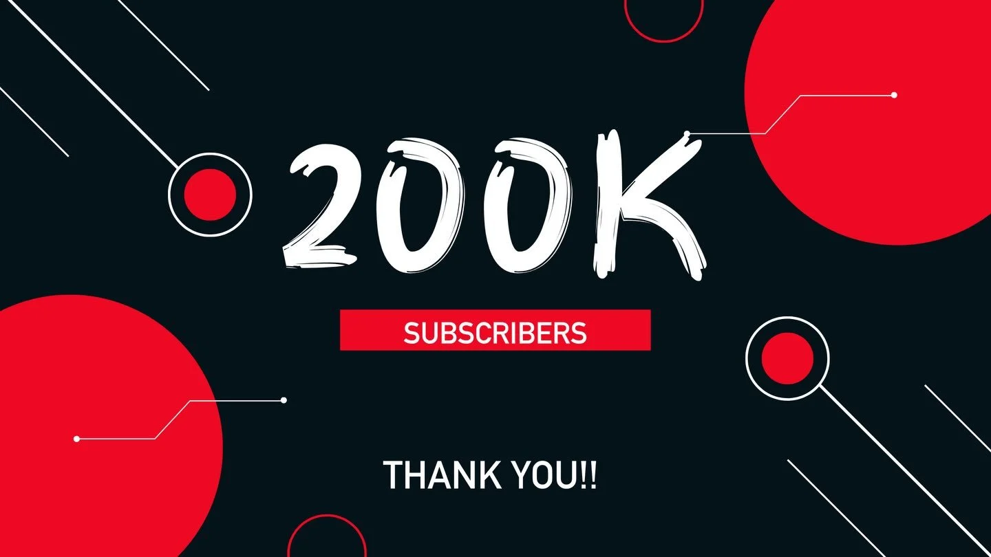 Whoa okay! 200k!?!

Over 6 years ago I decided to put together a few videos and upload them onto YouTube. Little did I know that it was going to change my life completely &amp; become my full time job. Today my channel has just surpassed 200k Subscri