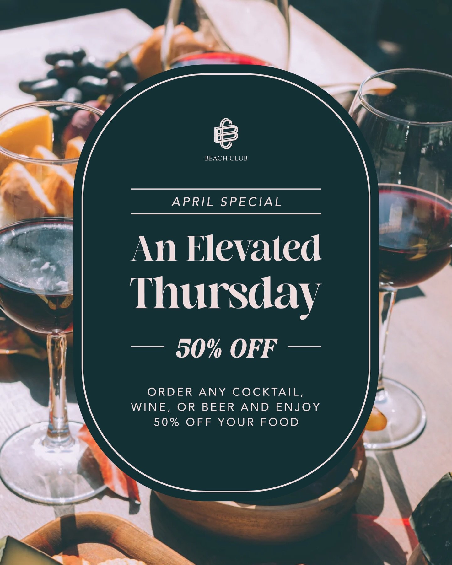 It continues.

We truly understand that, in the current climate, dining out isn&rsquo;t always an easy decision but time with your people should still feel within reach ❤️ Throughout April, join us every Thursday: simply order any wine, cocktail, or 