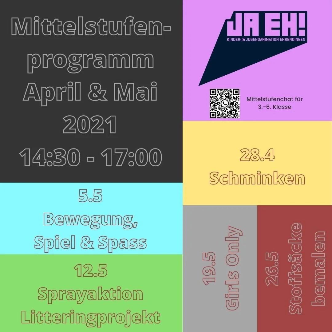 Das neue Mittelstufenprogramm für April und Mai