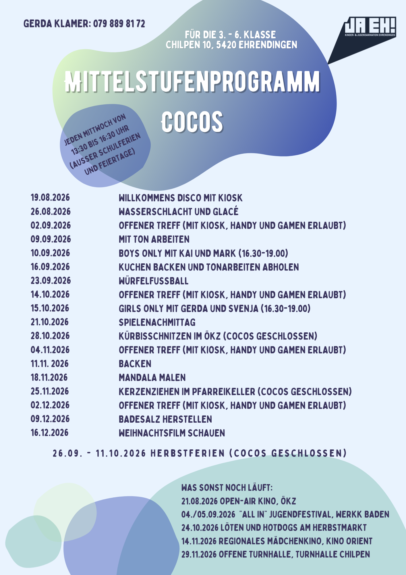 Das Mittelstufenprogramm bis Ende Jahr ist da!
