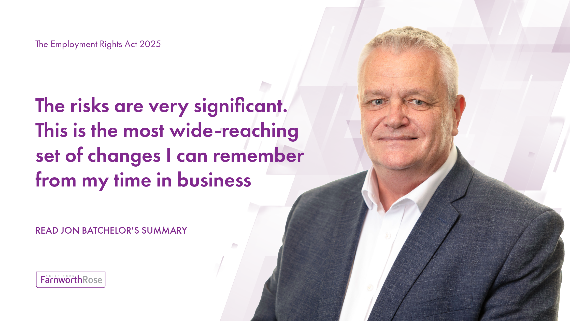 I’ve run businesses for 25 years. These Employment Law changes are the biggest I’ve seen