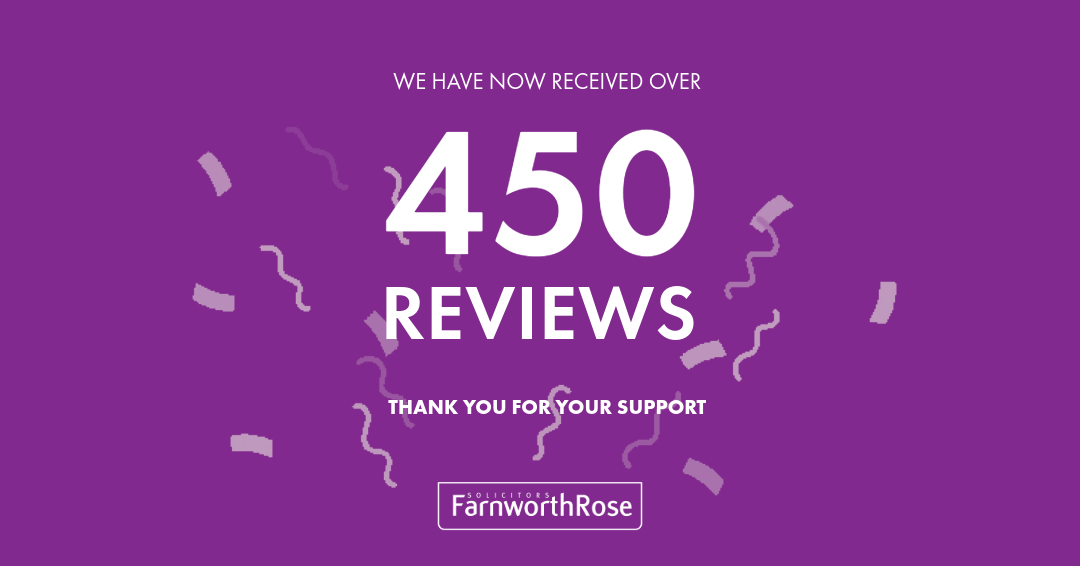 Over 450 Google reviews and counting