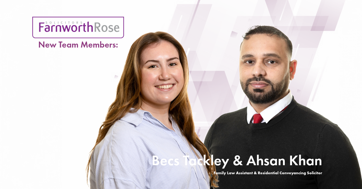 Welcome to the team: Ahsan Khan and Becs Tackley join our Salford office