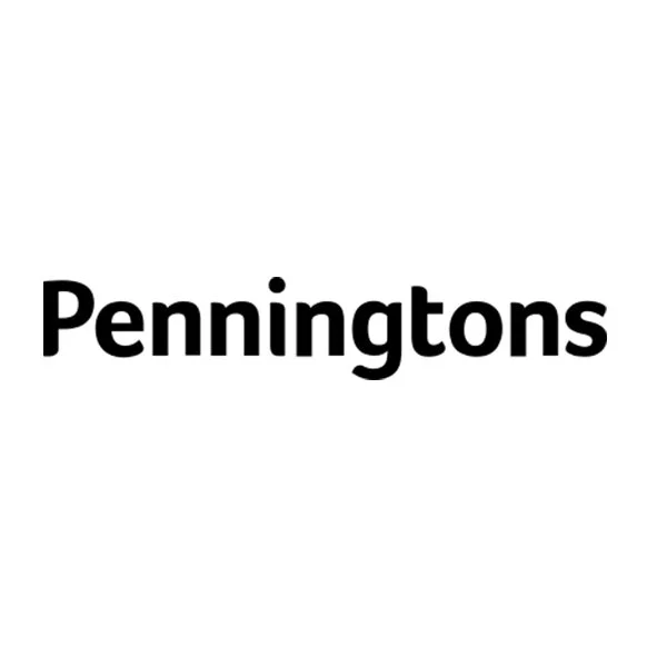 The word "Penningtons" in bold black letters on a white background.