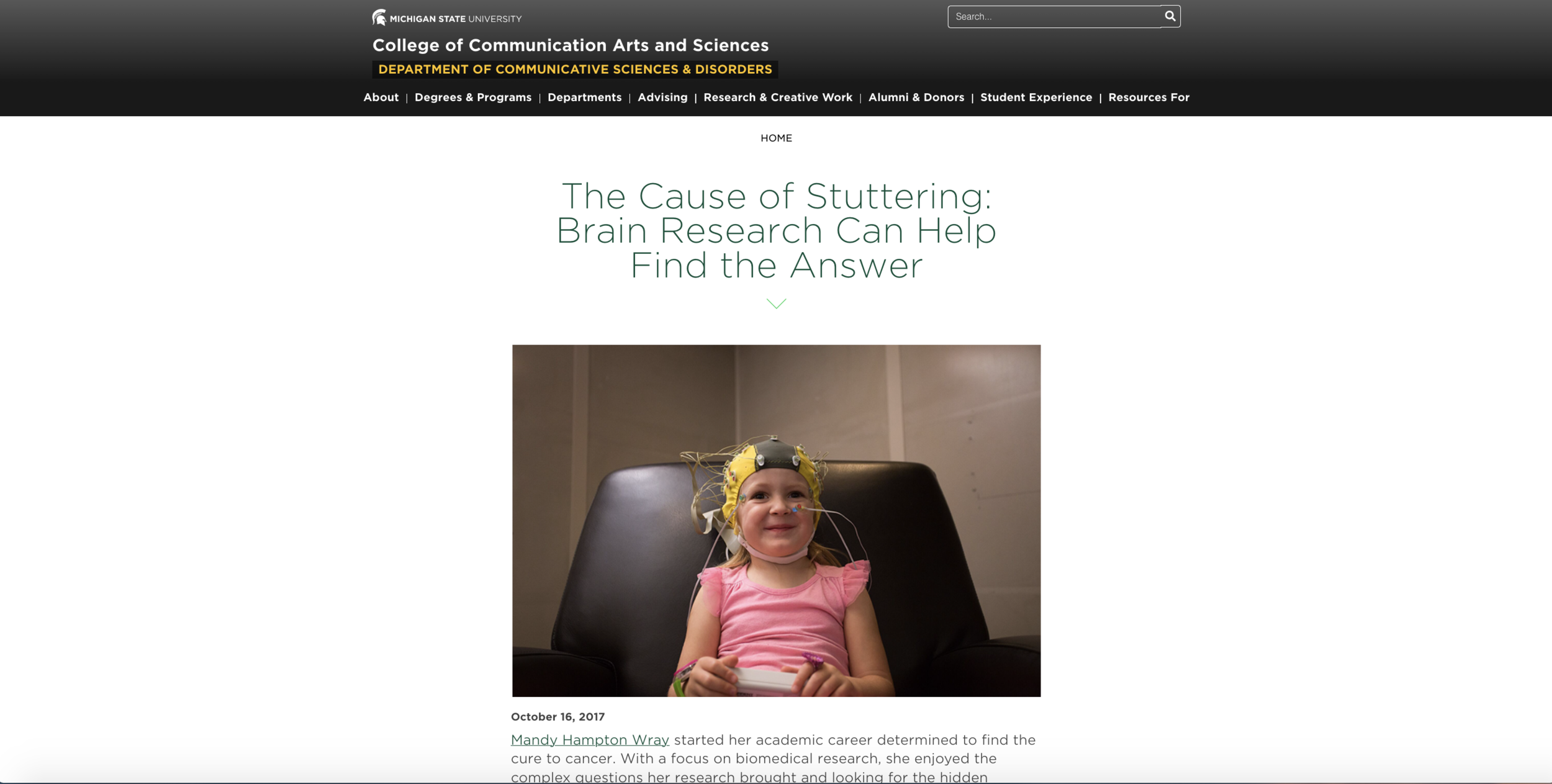 The Cause of Stuttering: Brain Research Can Help Find the Answer