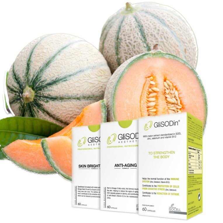 The source of Glisodin Skin &amp; Health Supplements. Natural SOD enzyme from French melons: a natural antioxidant perfect for combatting oxidative stress. Rebuild your skin cells from the within. 

Offers on now in our online shop. Link in bio. 

US