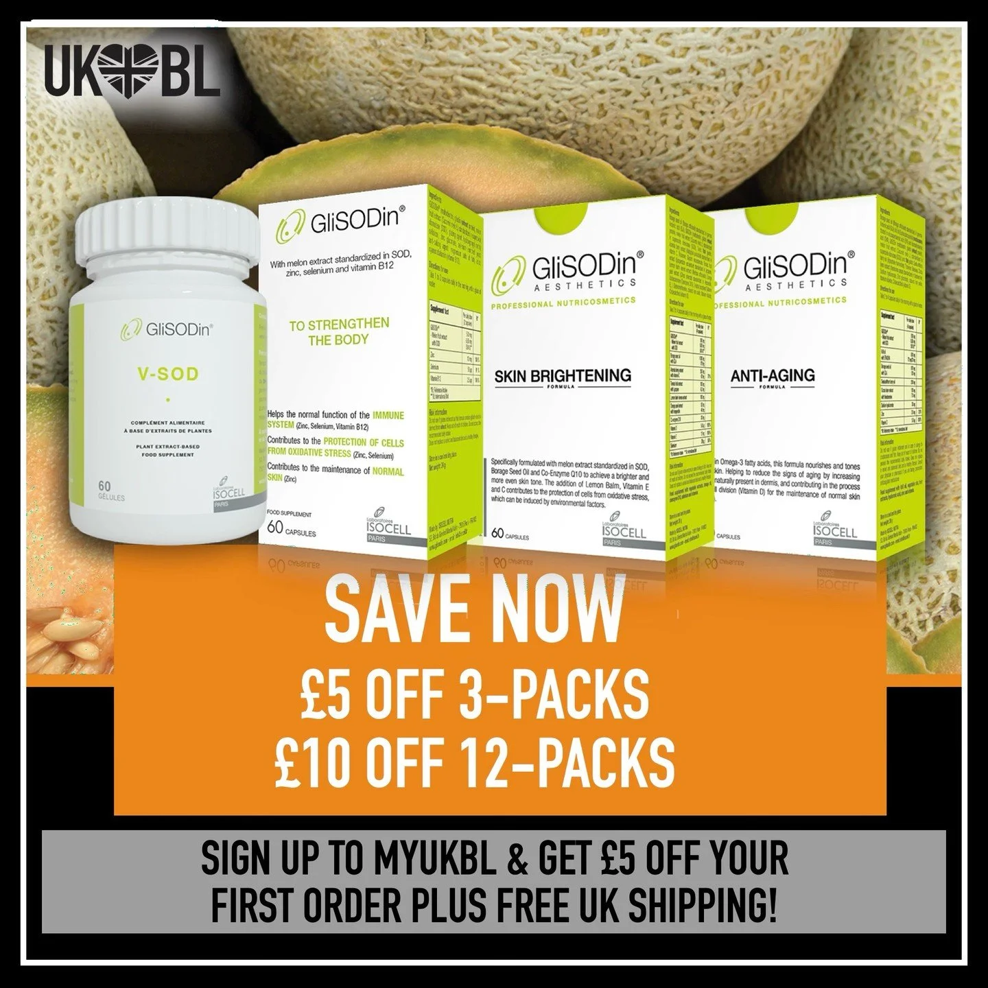 SAVE NOW ON 3 and 12 PACK BUNDLES. &pound;5 OFF 3-packs and &pound;10 OFF 12-packs. Limited time offer.
