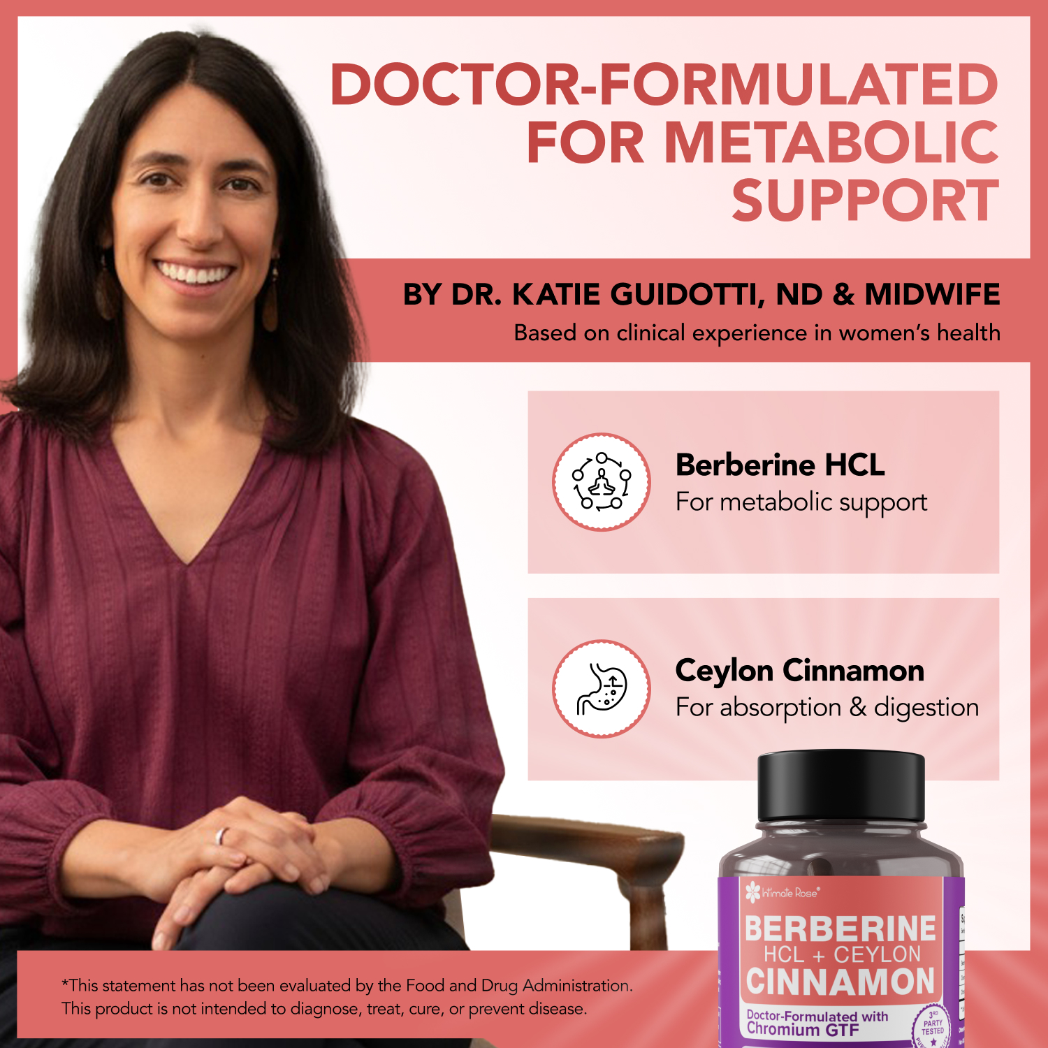 blood sugar, weight loss, Berberine HCL, Ceylon Cinnamon, Chromium, Metabolism, hormonal changes, Insulin Sensitivity, energy, vegan