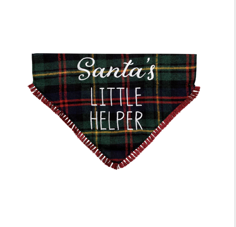 Santa’s Little Helper Dog Bandana