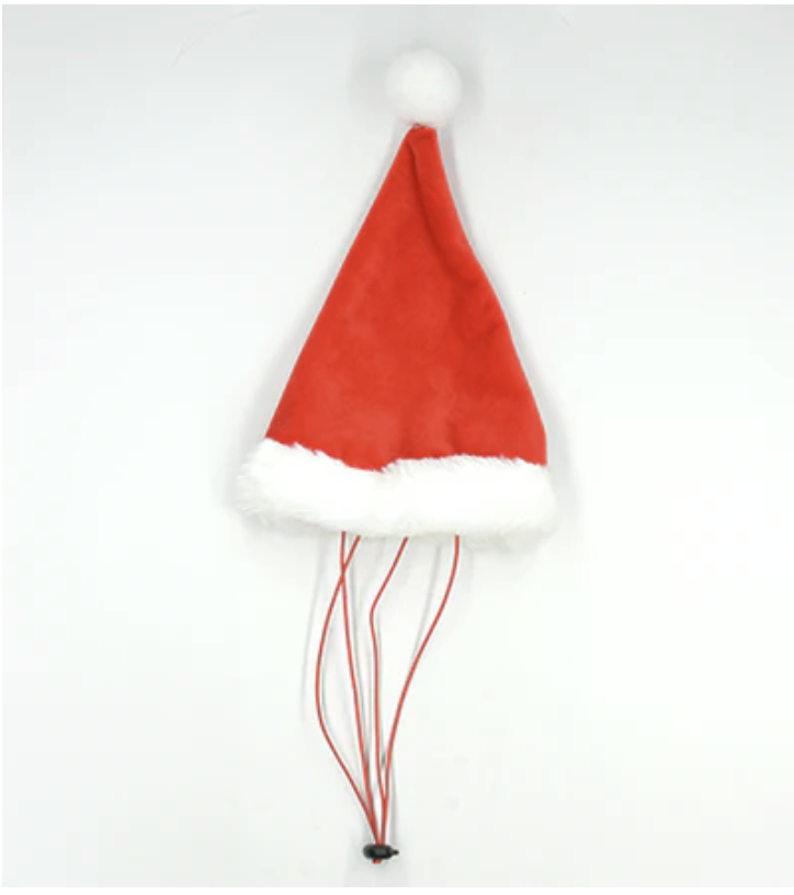 Santa Hat Dog Toy / Costume Accessory