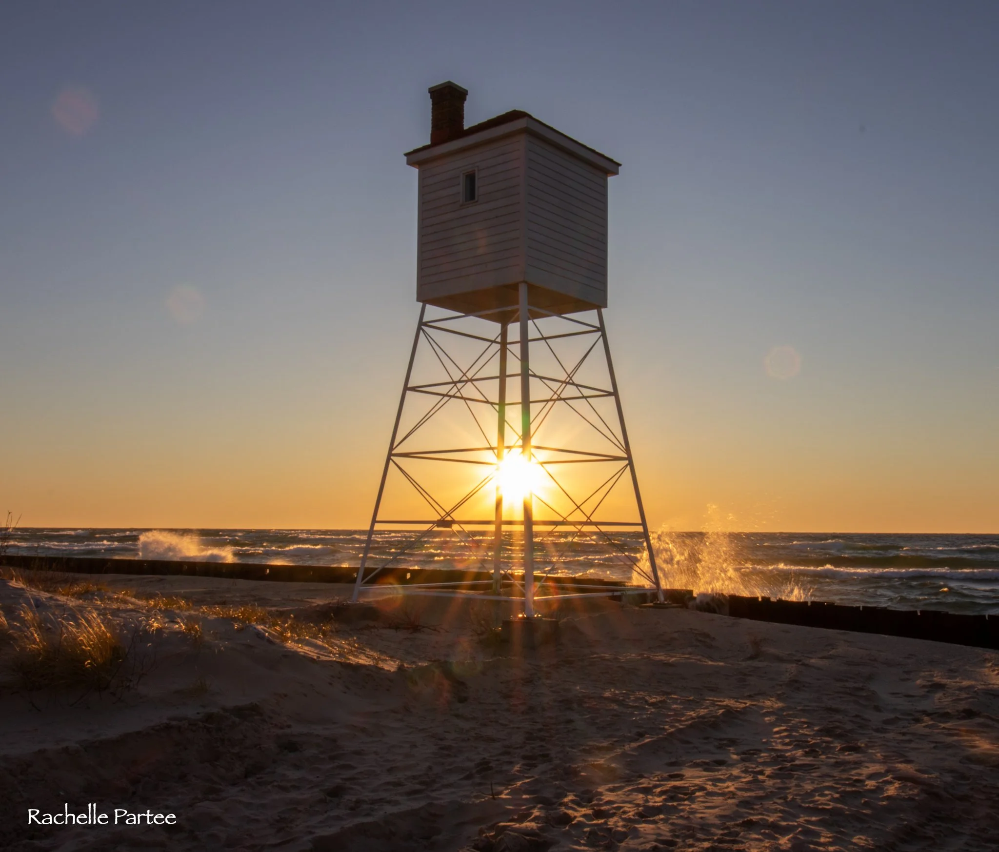 Big Sable Lighthouse Lake Michigan Sunset