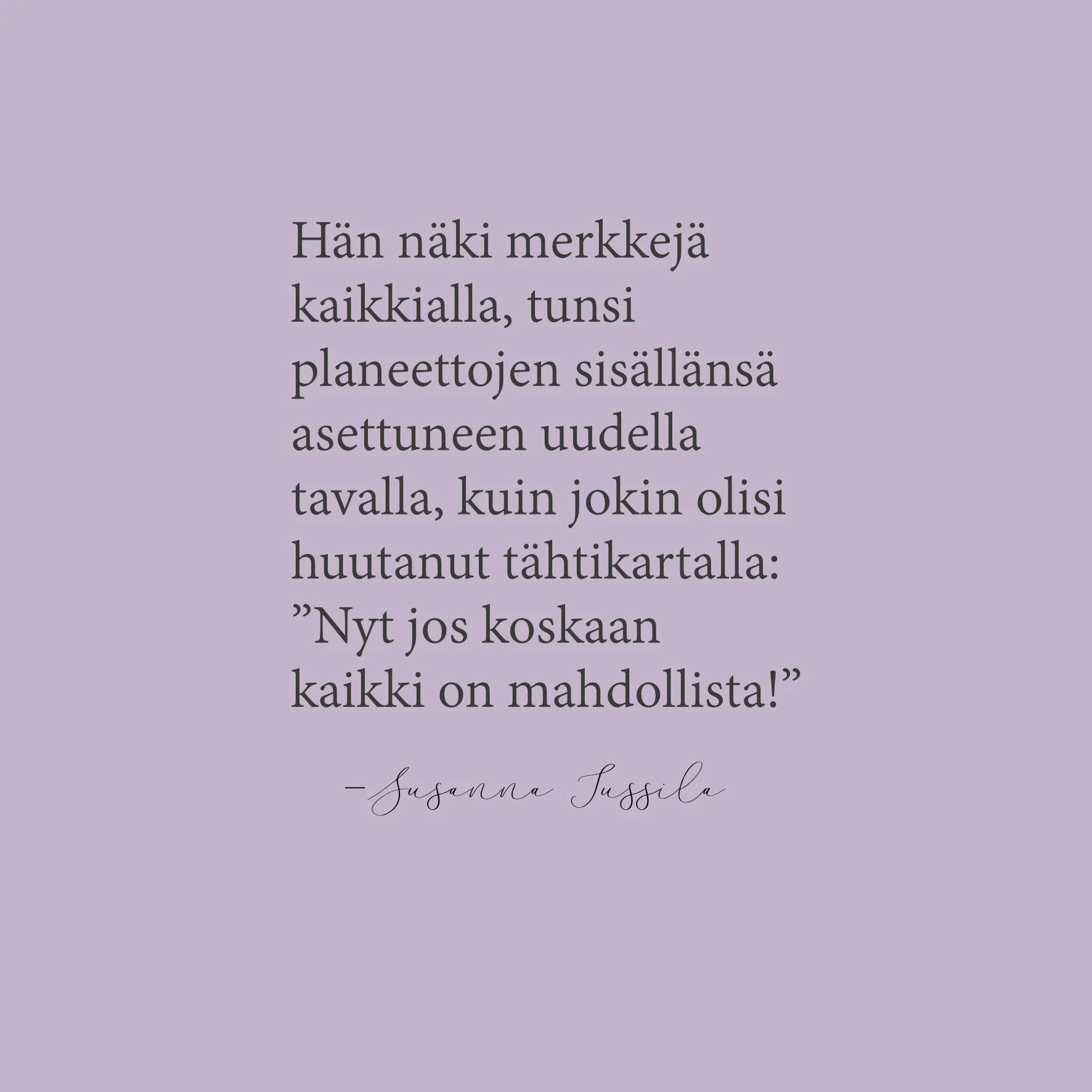 Kaikki on mahdollista