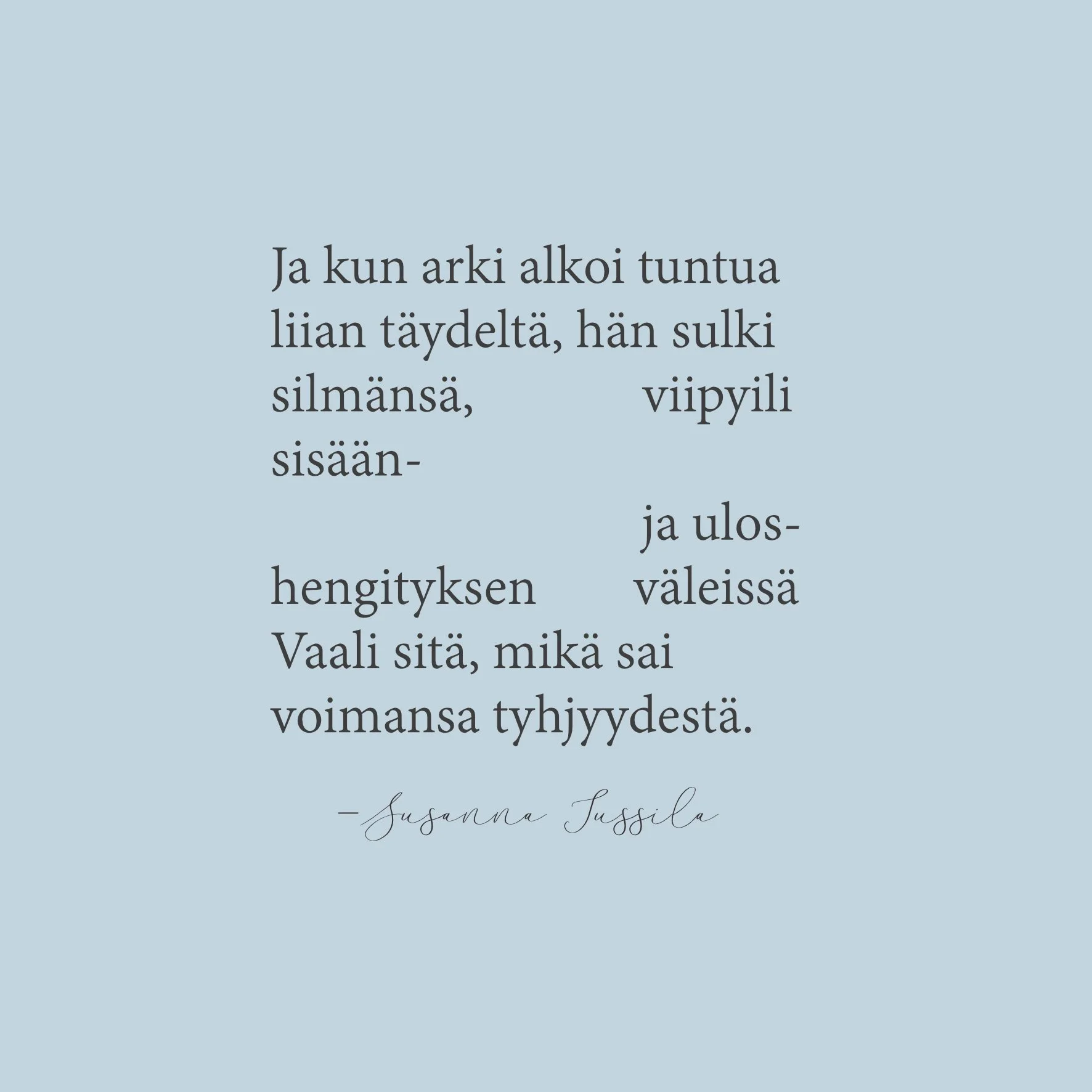 Mikä saa voimansa tyhjyydestä