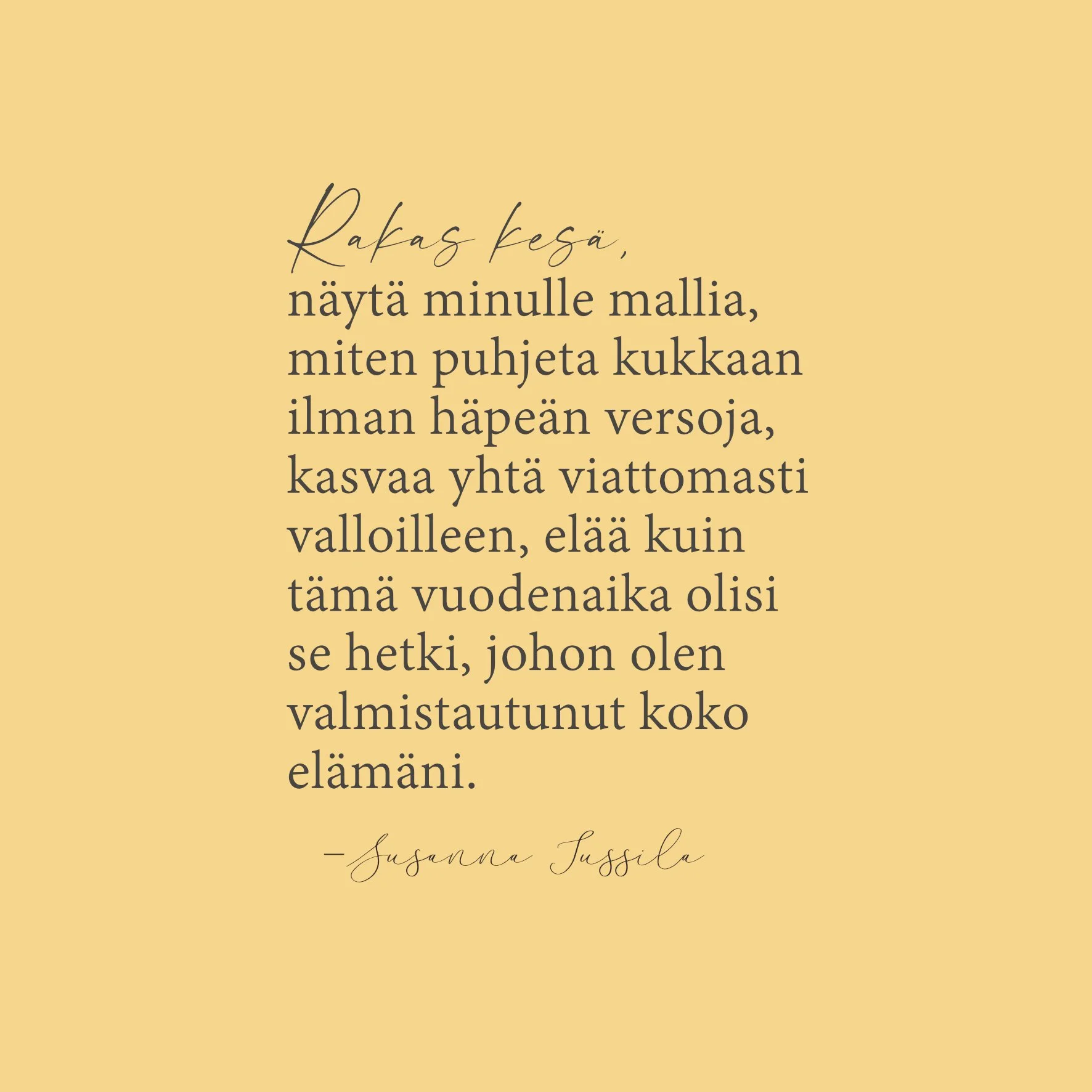 Rakas kesä