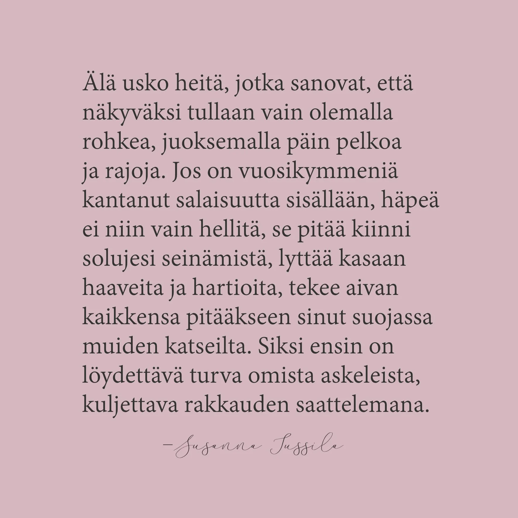 Rakkauden saattelemana