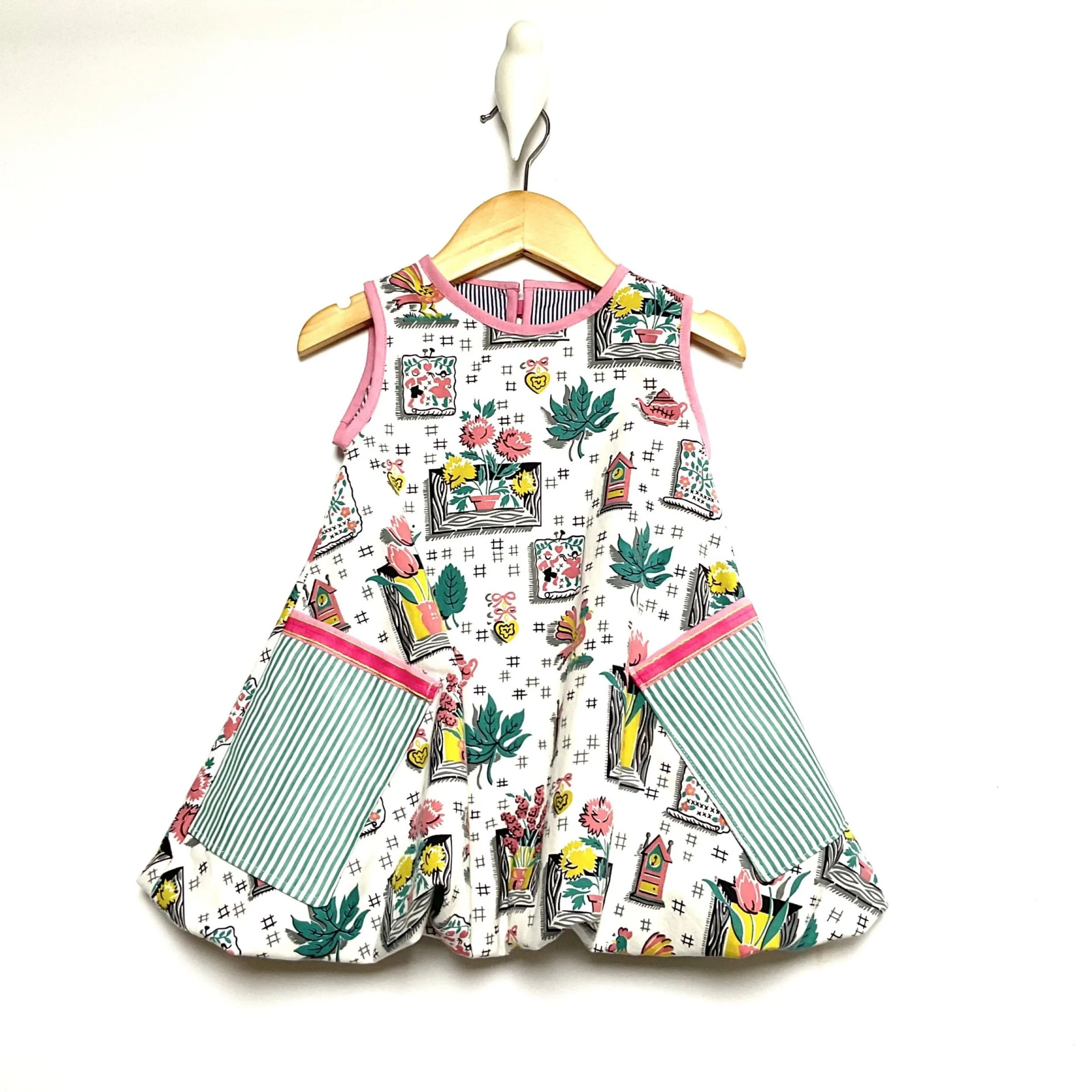VINTAGE fabric 'Vintage Mary' dress age 3
