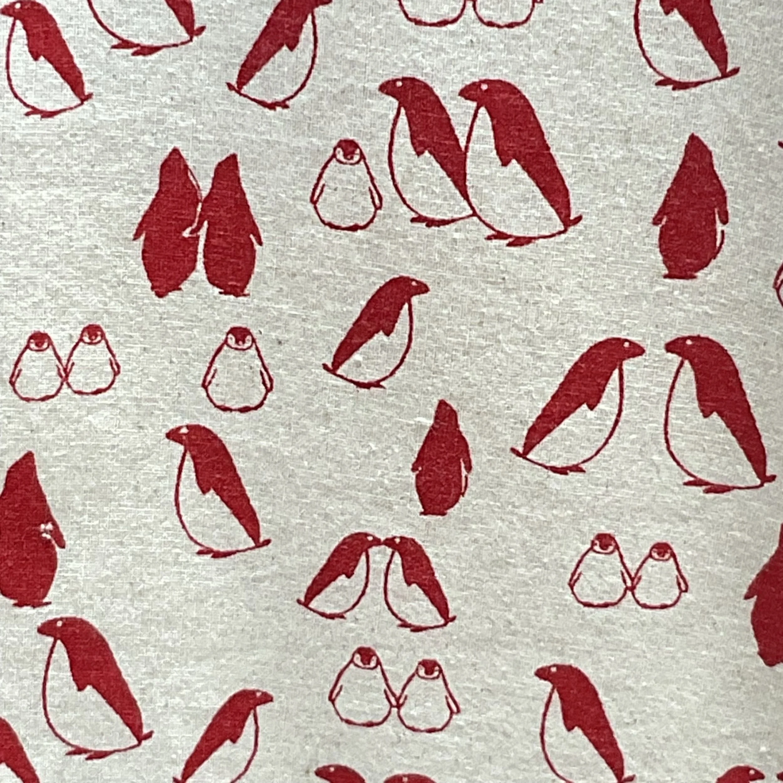 Kissing Penguins red dress fabric rw.jpg