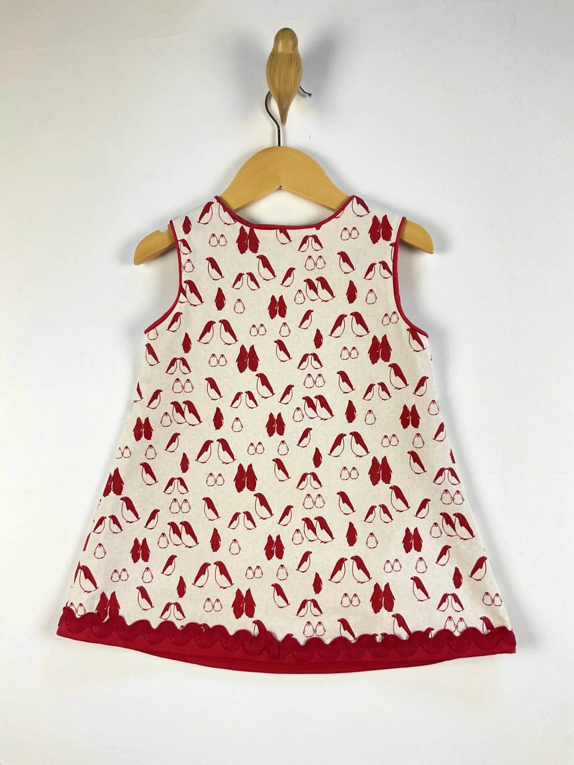 Kissing Penguins red dress back rw.jpg