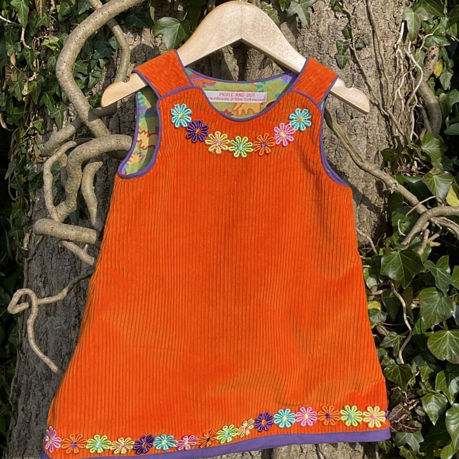 Cloth House' girl's pinafore dress Age 3-4 years (Free P&P)  'Cloth House'  girl's pinafore dress Age 3-4 years (Free P&P)