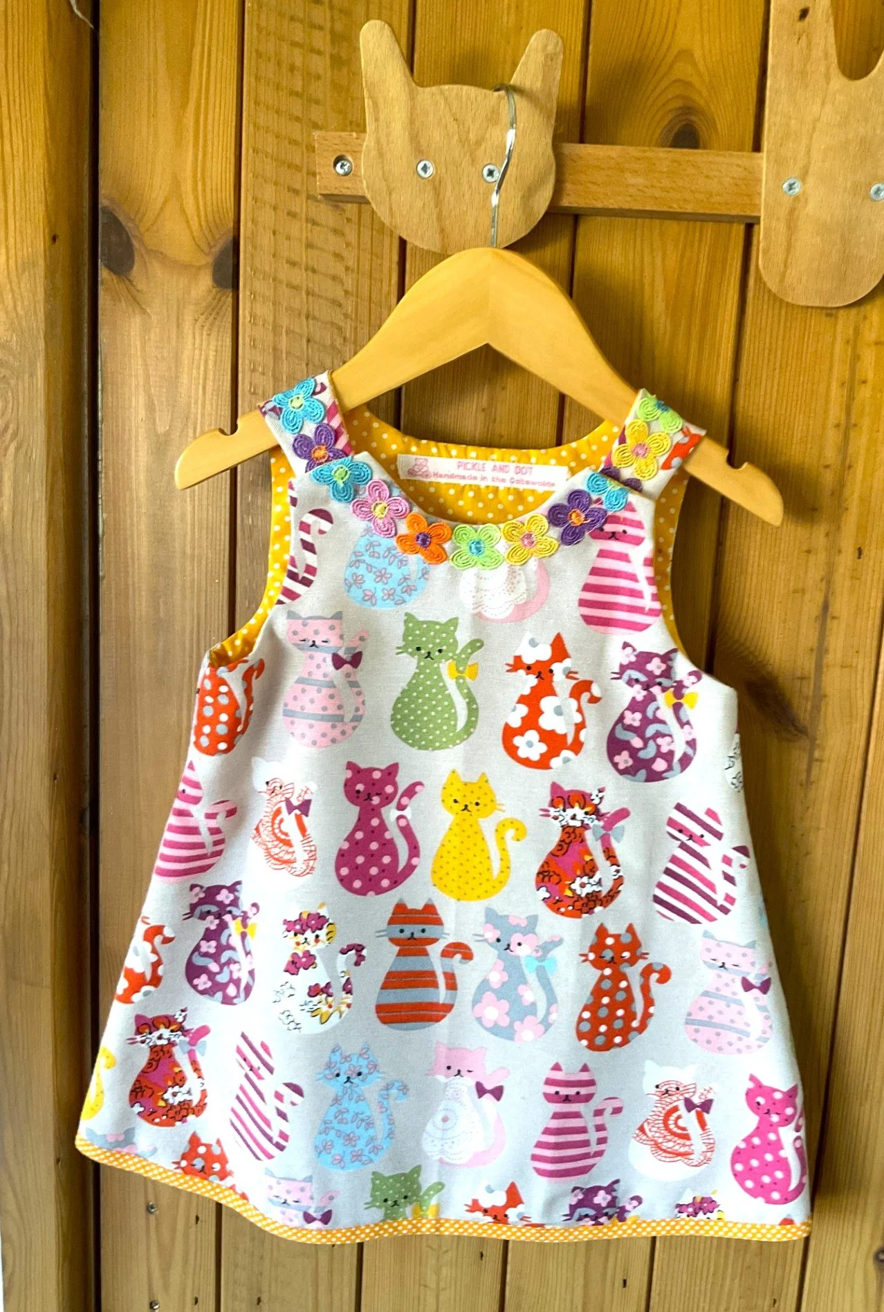 ‘Kit Kat 5’ girl’s pinafore dress 2  years* (Free P&P) £35