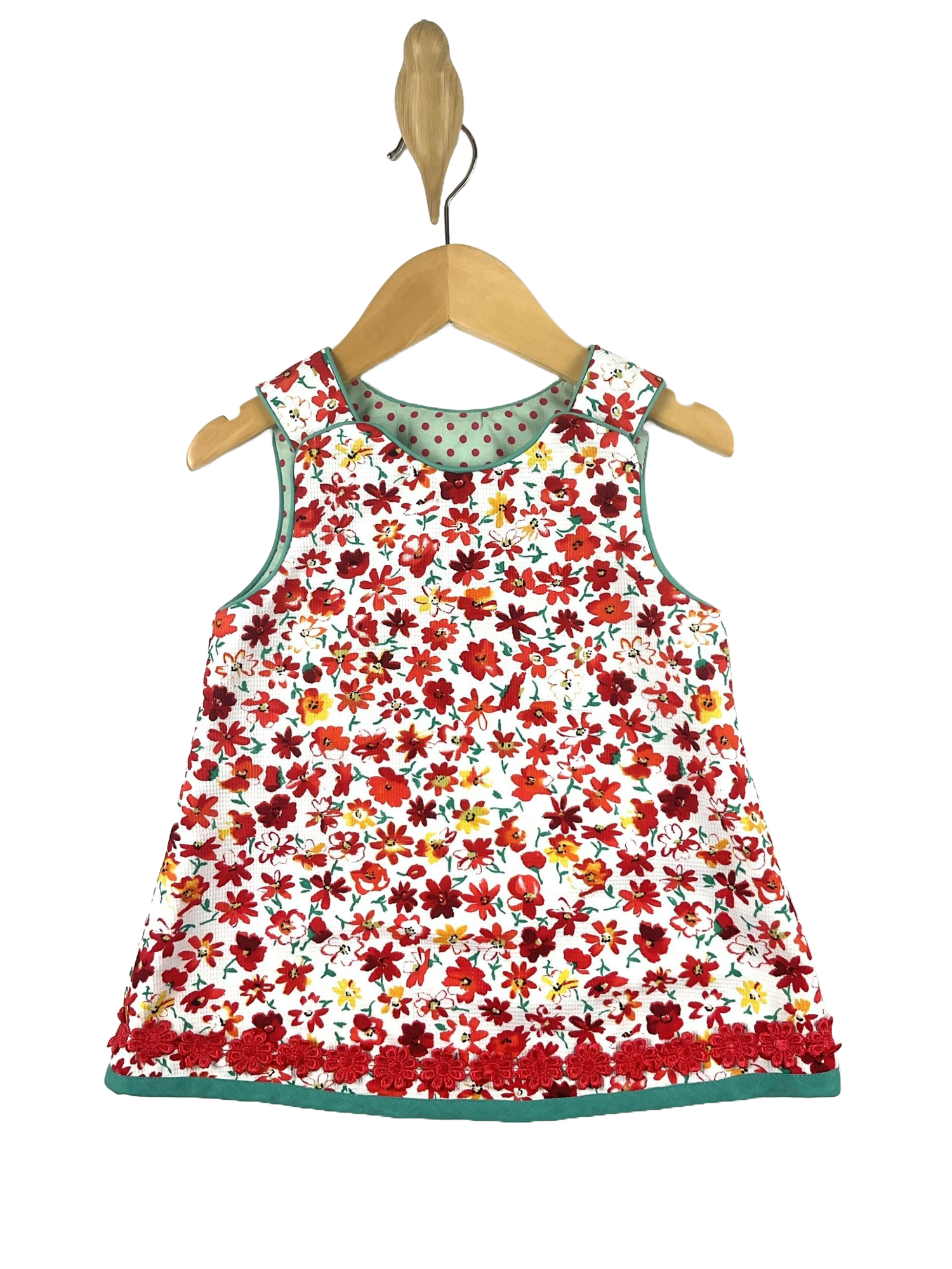navy blue dress for baby girl Green Daisies' Vintage 60's/70's cotton pique pinafore dress Age 2 years —  'Green Daisies' Vintage 60's/70's cotton pique pinafore dress Age 2 years