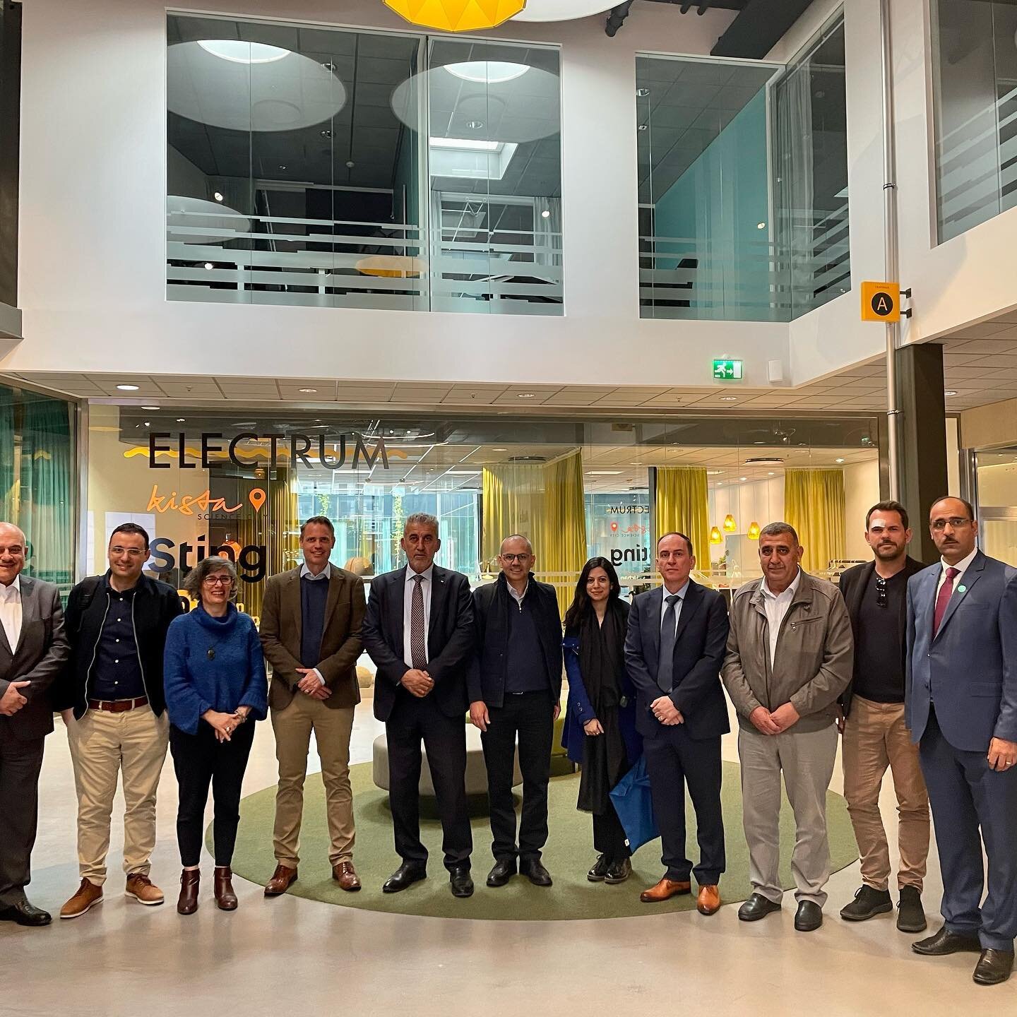 Palestinian Minister For Local Government Mr. Majdi Al Saleh Visit Kista !
 
I had the pleasure to welcome the Minister and lecture about the Kista Science City  cluster, the KSC organization and Urban ICT Arena to the Minister and a delegation consi