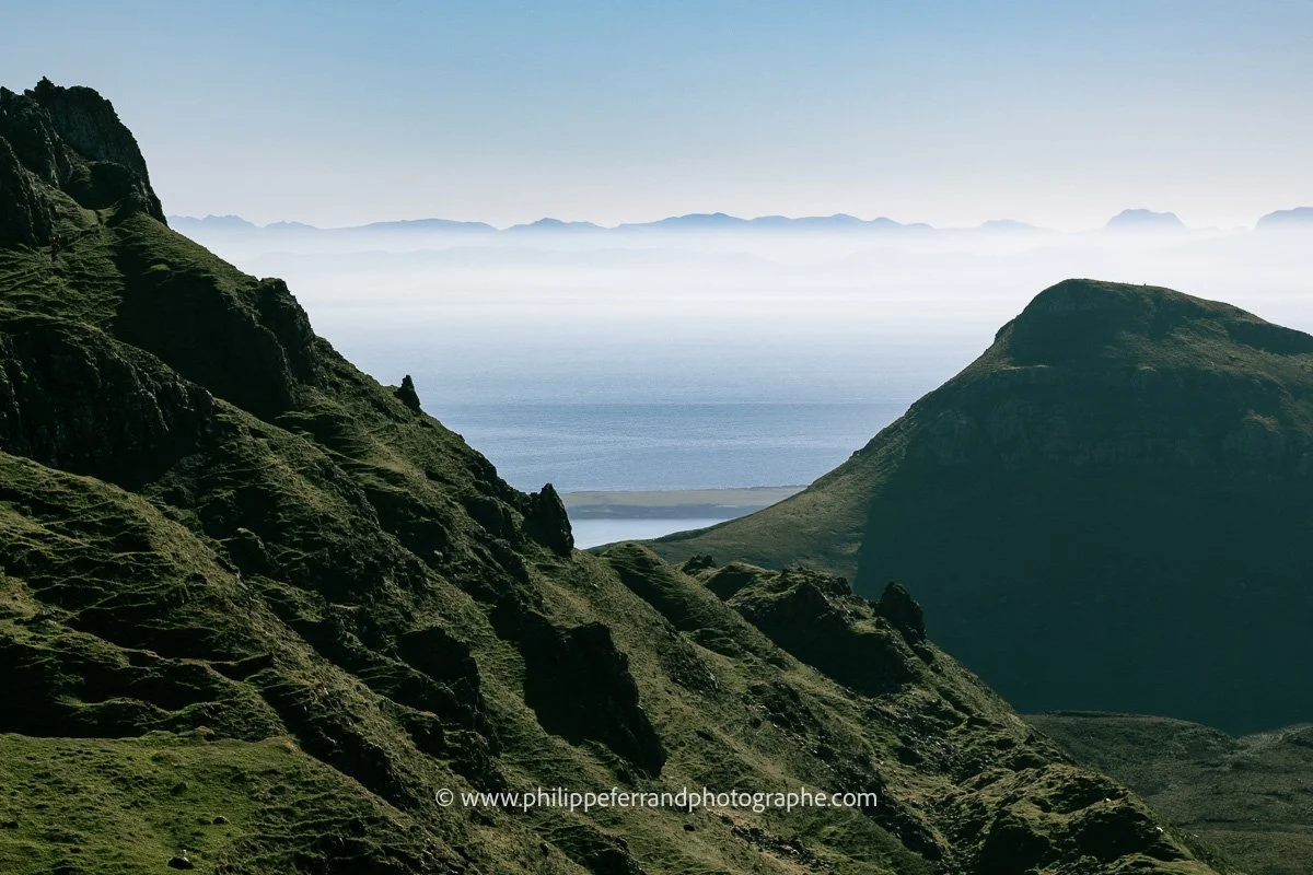 Vue sur mer depuis le Quirraing