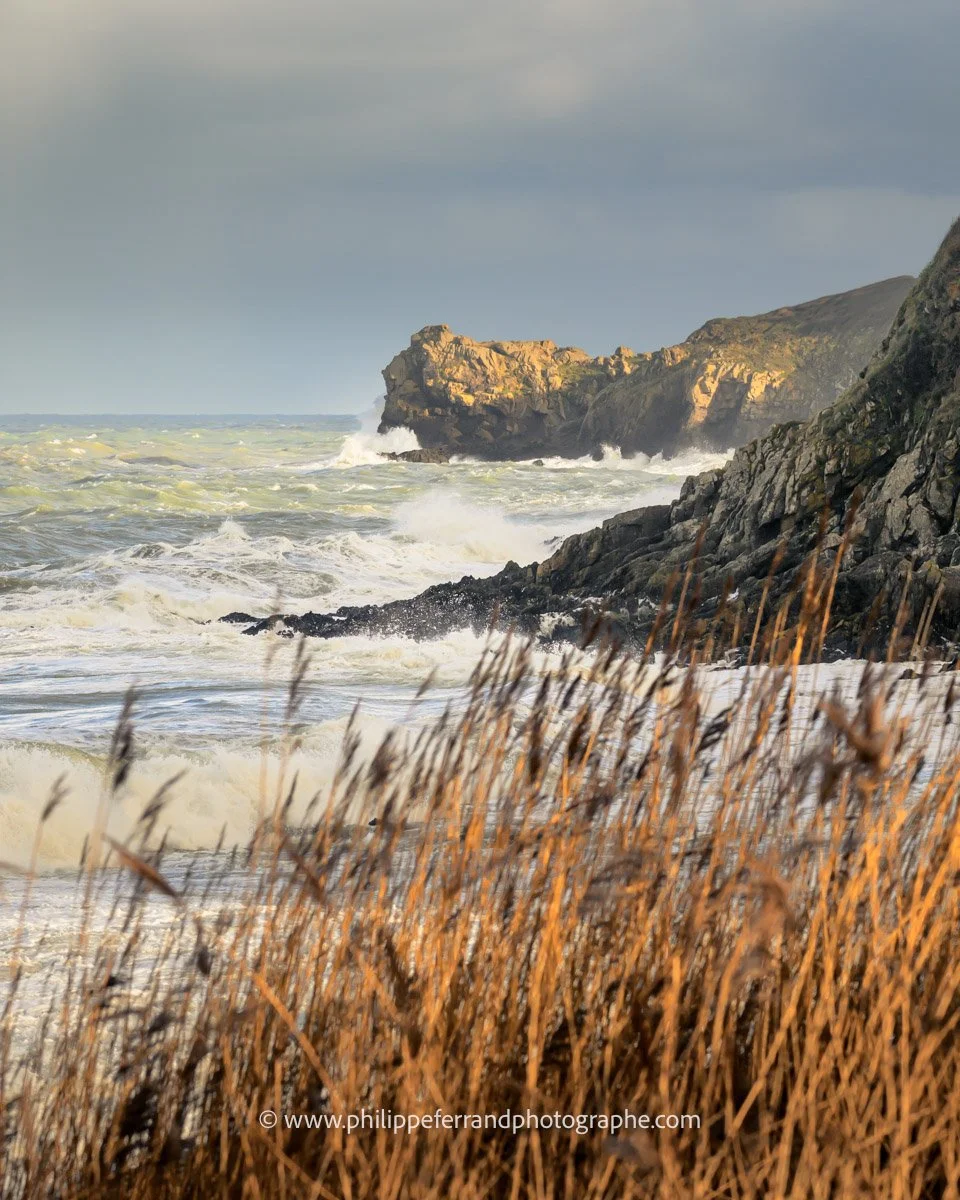 341 - Tempête plage du Saussaye
